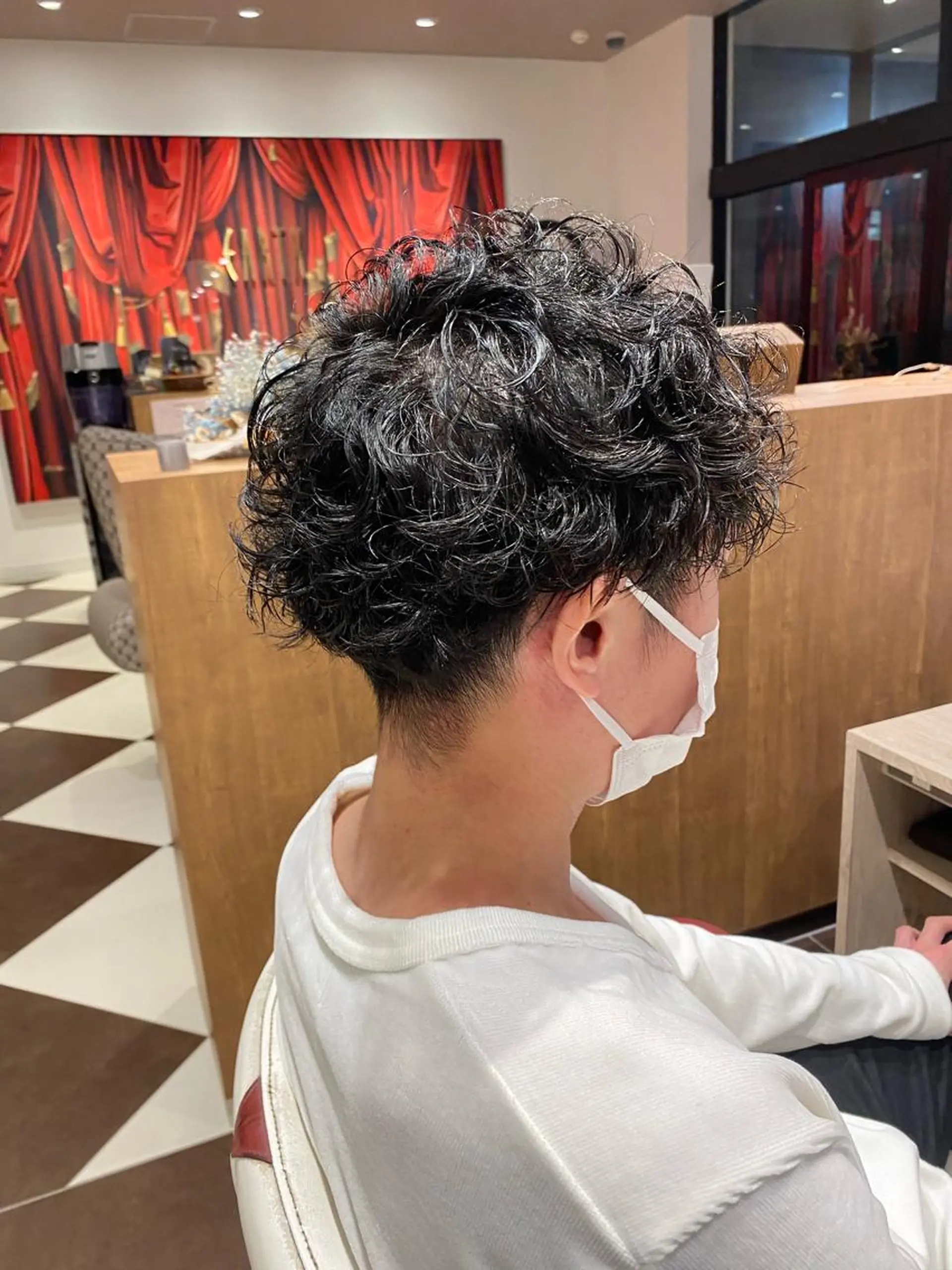 パーマ メンズ ❣️レイヤーカット ❣️渡部晃輝のヘアスタイル