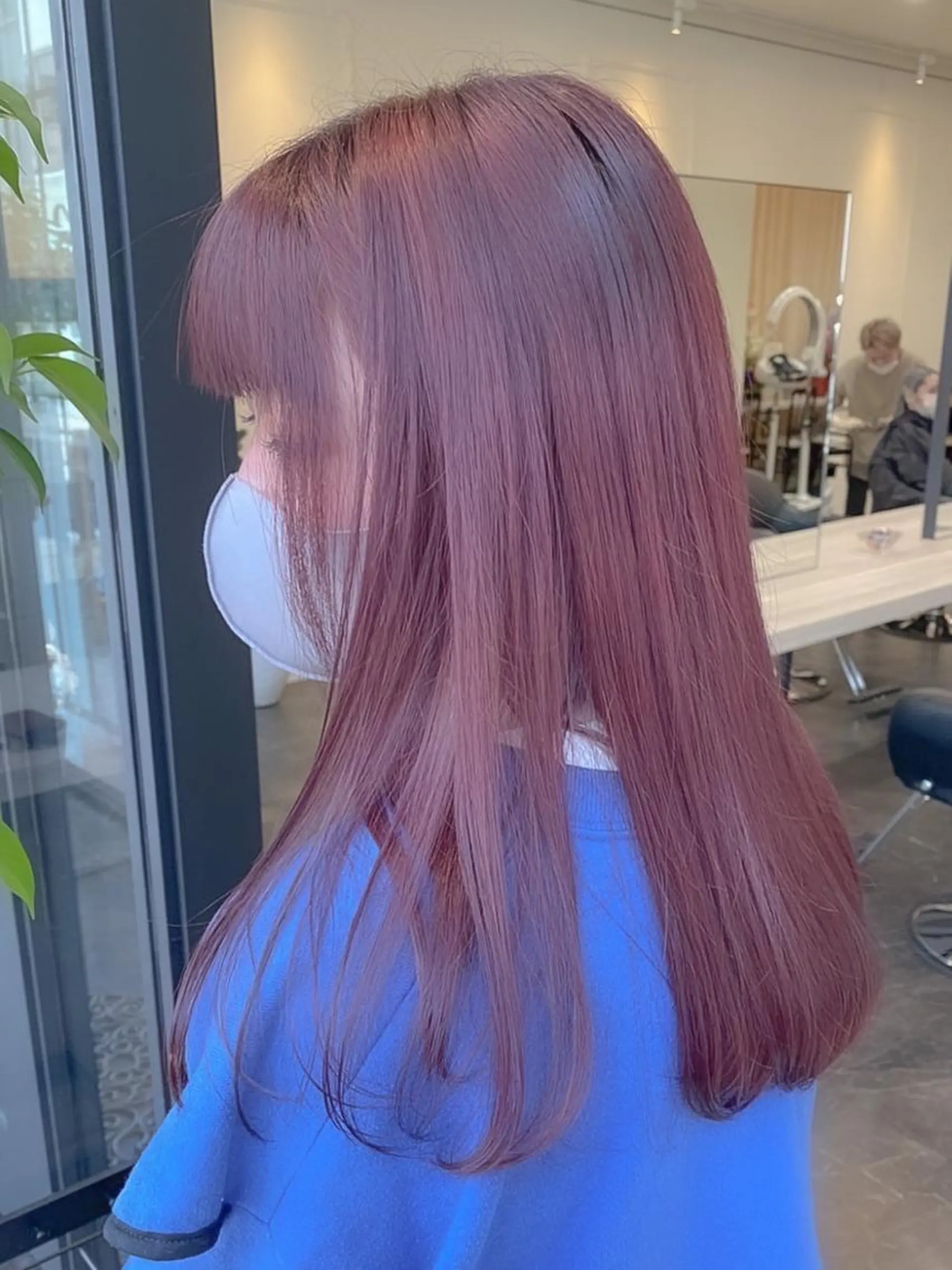 ミディアム カラー ba_boo 福岡店のヘアスタイル
