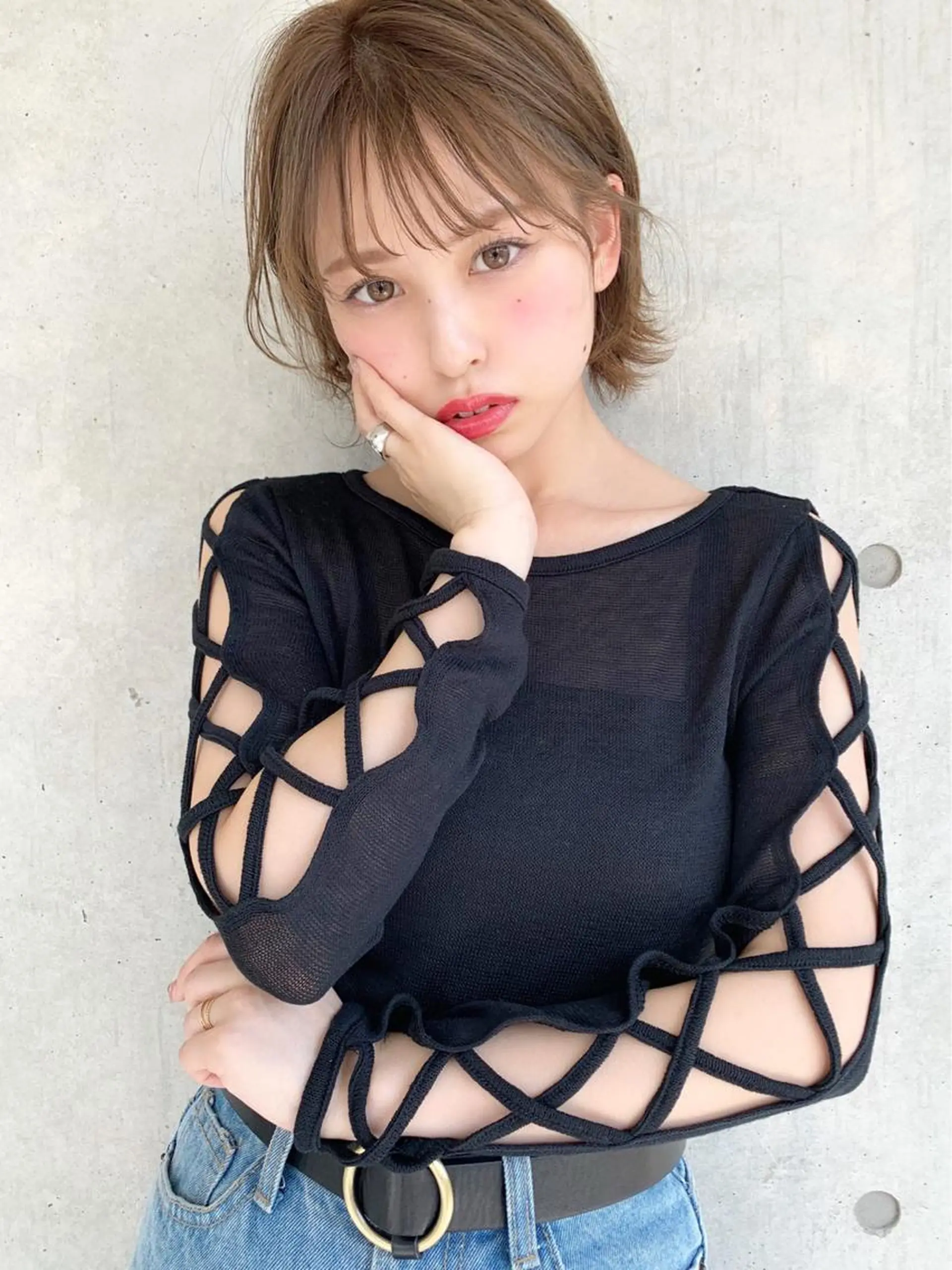 ショート カラー パーマ ヘアアレンジ メンズ 🎀愛されモテヘア♡ 梅澤夏基🎀のヘアスタイル