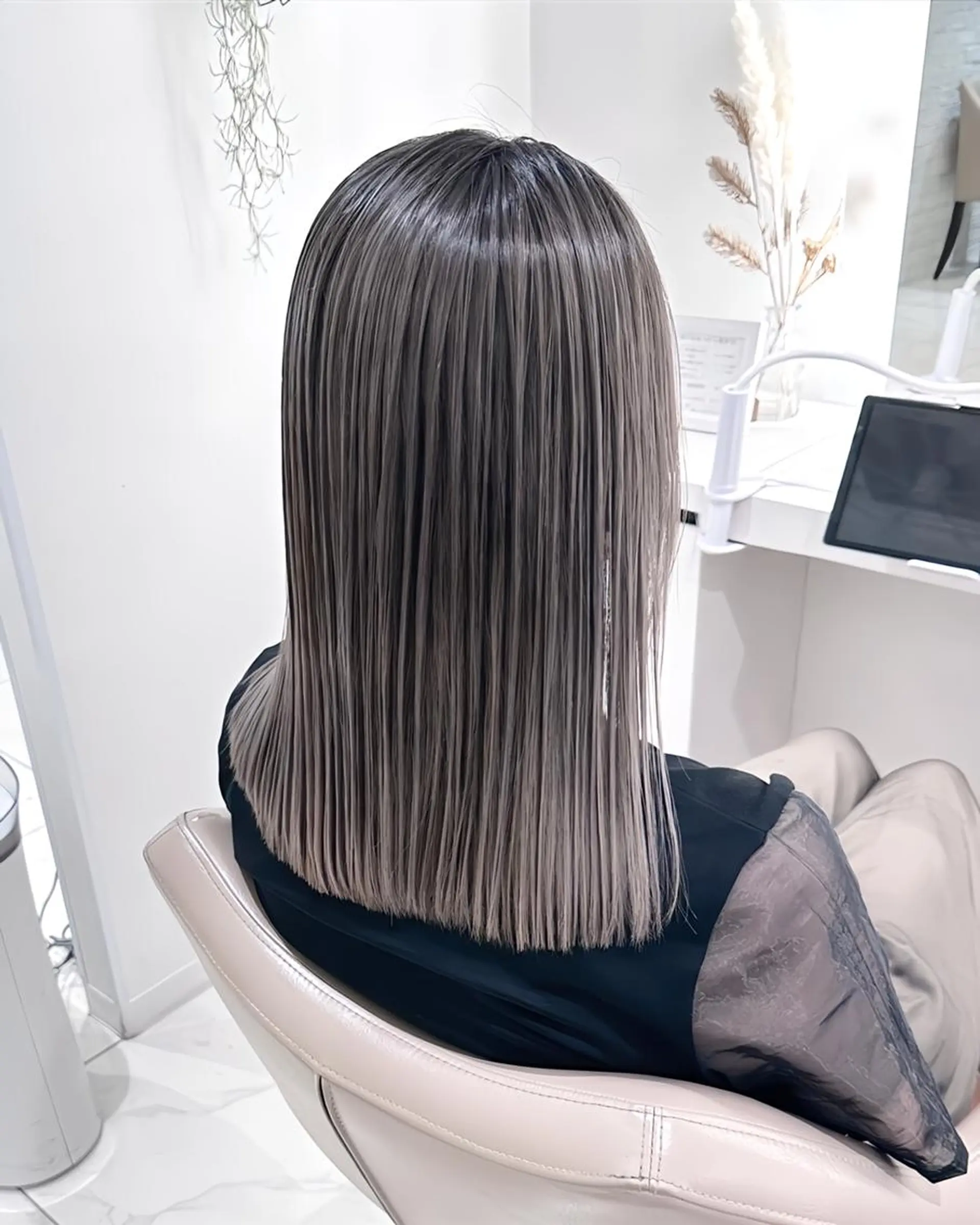 ロング カラー バレイヤージュ 髪質改善 レイヤーカット ヘアカラー トリートメント 大宮/バレイヤージュ 髪質改善/澤田隆誠のヘアスタイル