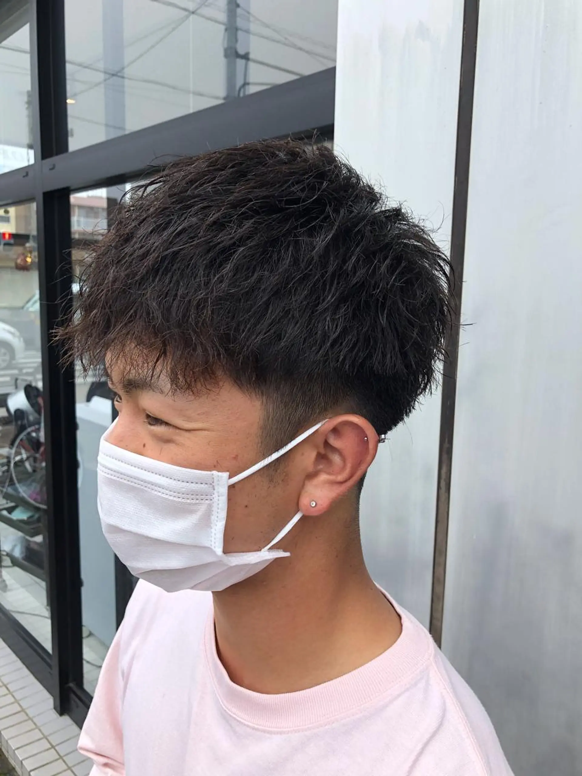 ショート パーマ ツイストパーマ カット パーマ ⚡️メンズ/波巻き/ 片岡篤宣/水戸⚡️のヘアスタイル