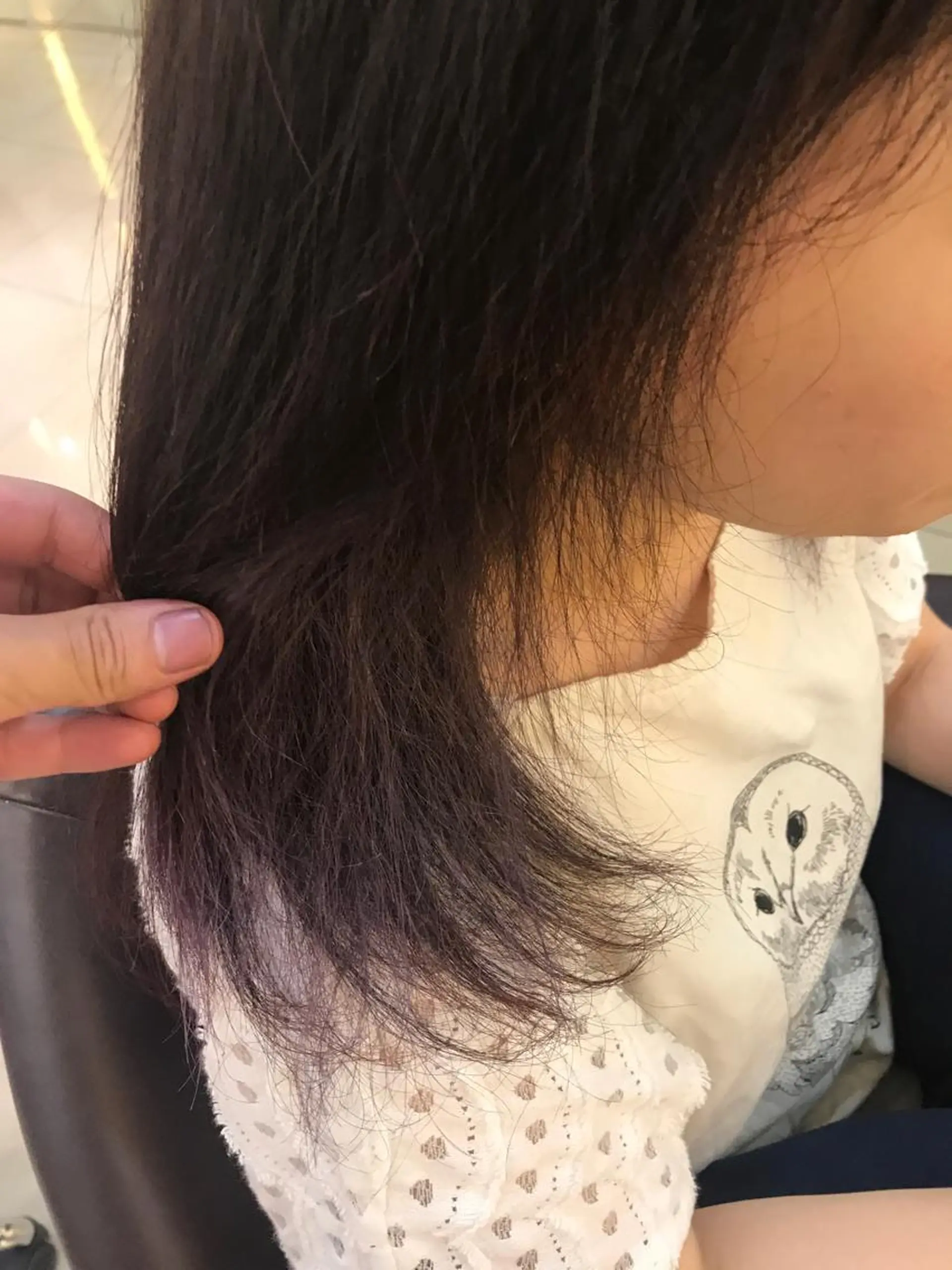 ミディアム カラー パープルカラー 似合わせ／代表 髪質改善/山田将大のヘアスタイル