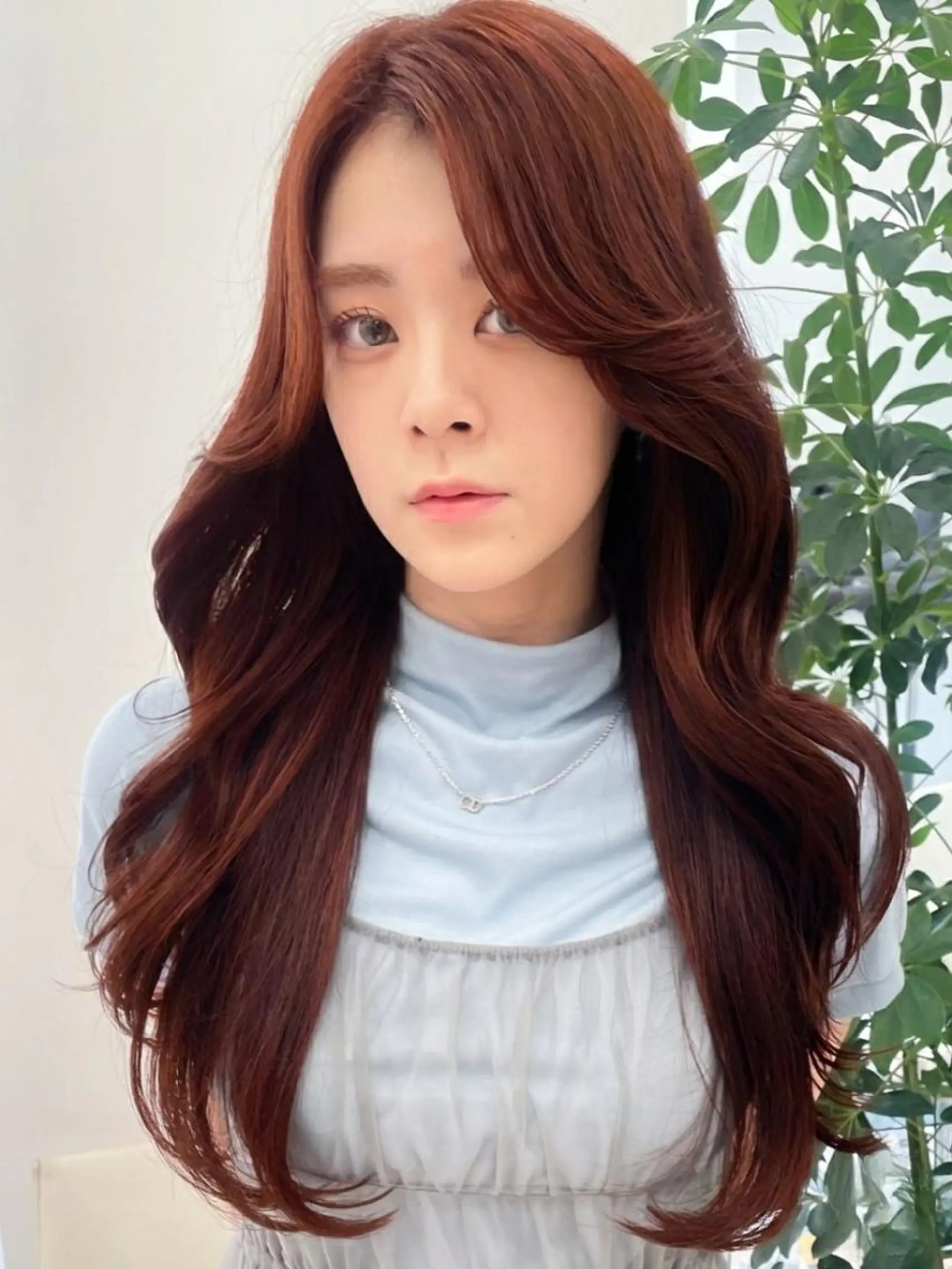 ロング ヘアカラー トリートメント momoca/松本/ 暖色カラー/ボブのヘアスタイル