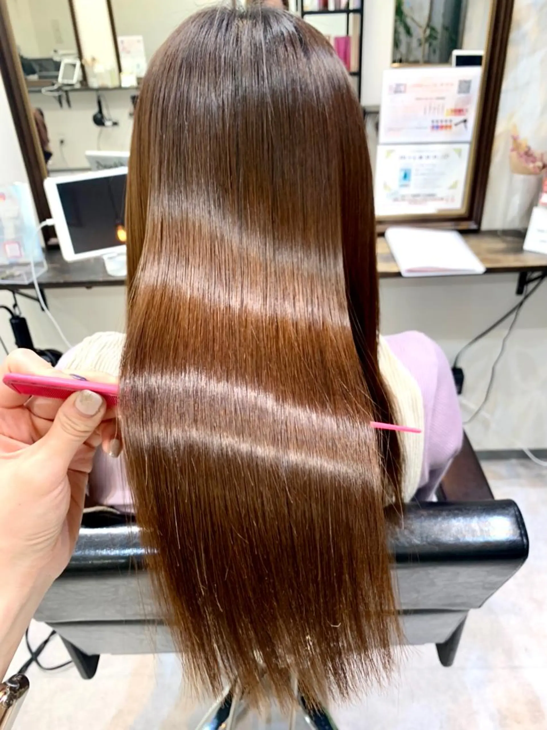 ロング カラー 透明感カラー 髪質改善 トリートメント 酸熱トリートメント カット ヘアカラー トリートメント 酸熱トリートメント/ 髪質改善🌟玉井香奈のヘアスタイル