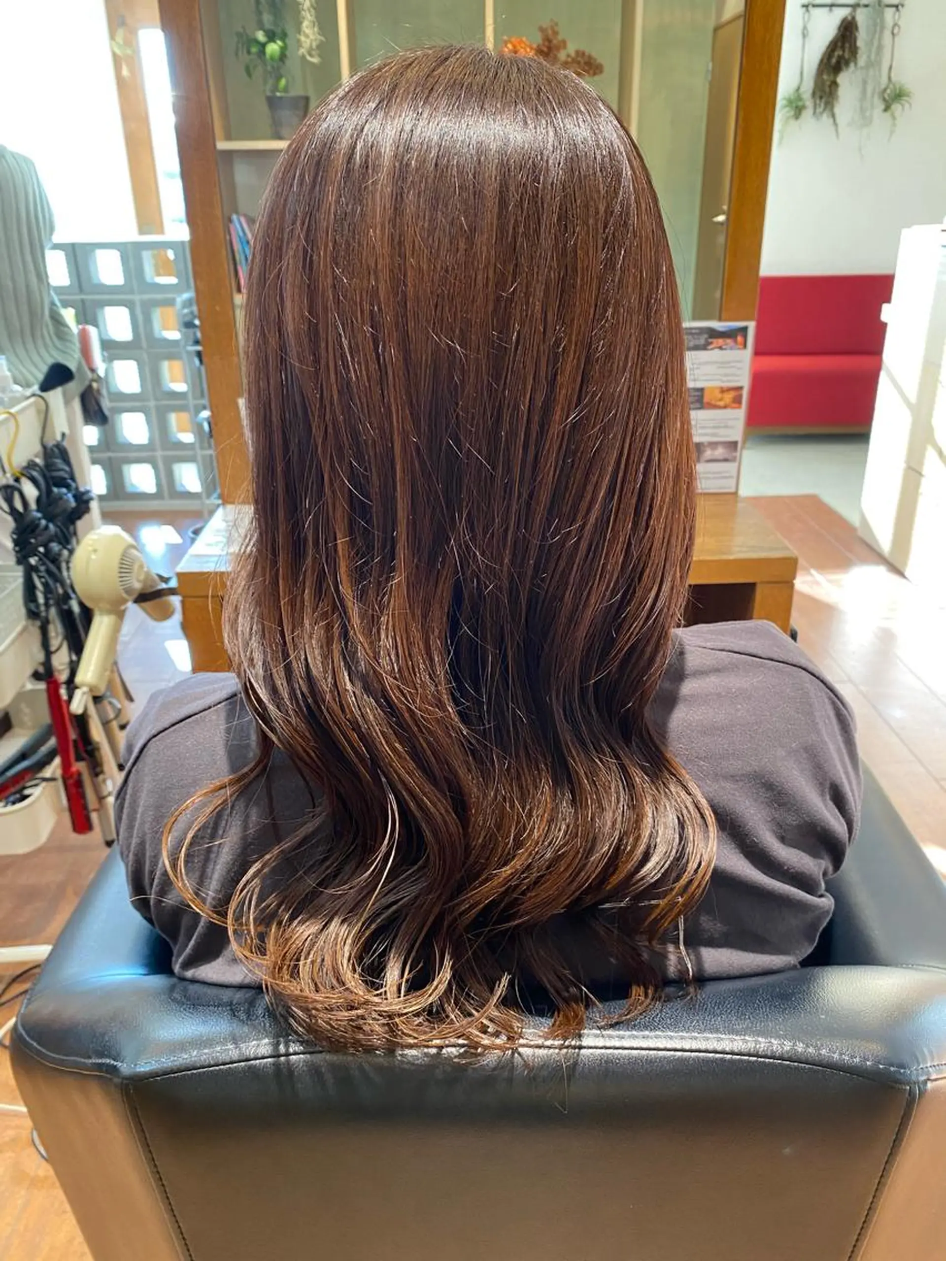 ロング カラー 前橋 姫奈のヘアスタイル