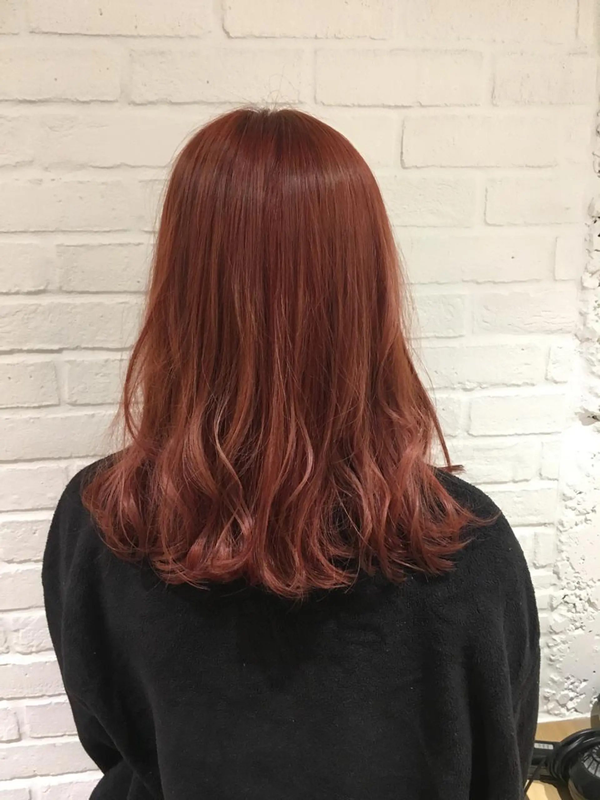 ミディアム ヘアカラー トリートメント フジサキ ケンのヘアスタイル