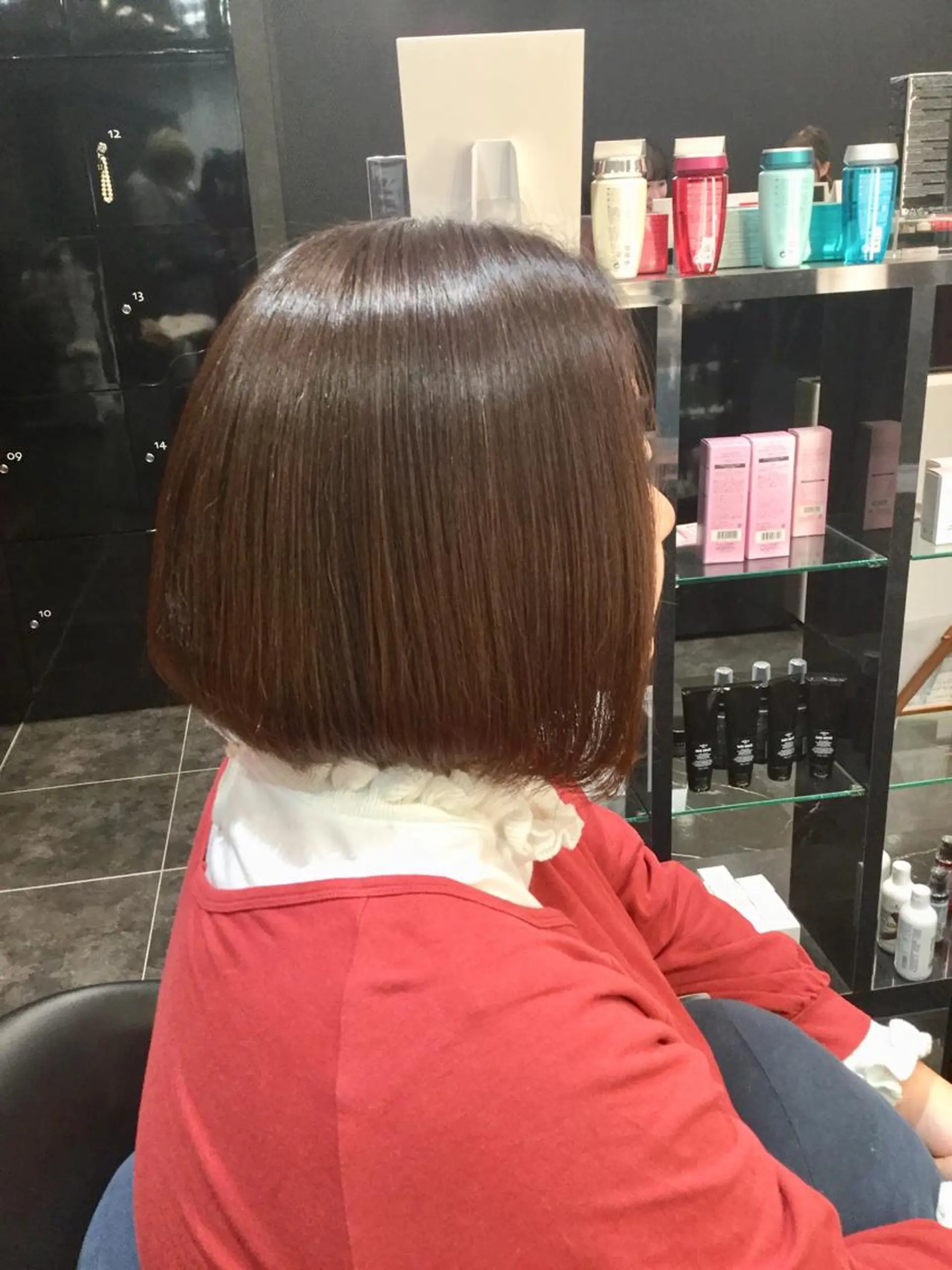 ミディアム カラー Annon プライベートサロンのヘアスタイル