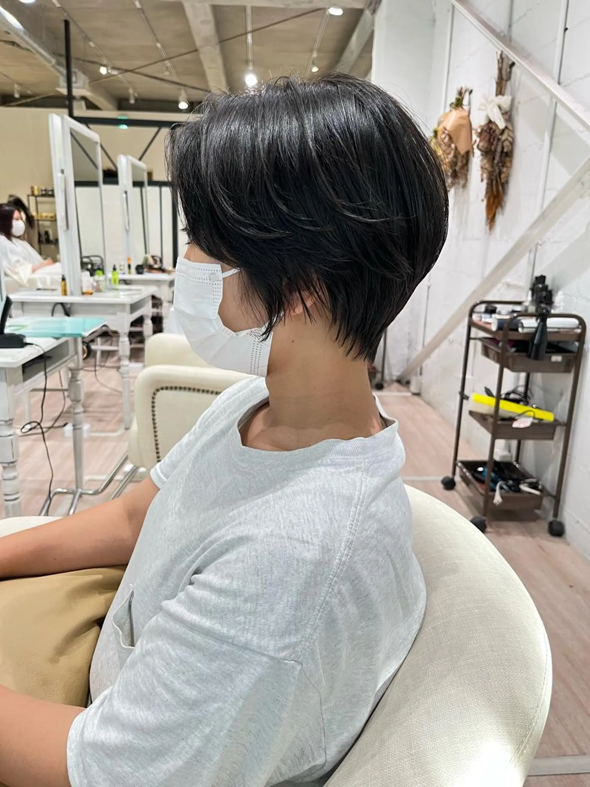 ショート ショート/ボブ パーマ/中原のヘアスタイル