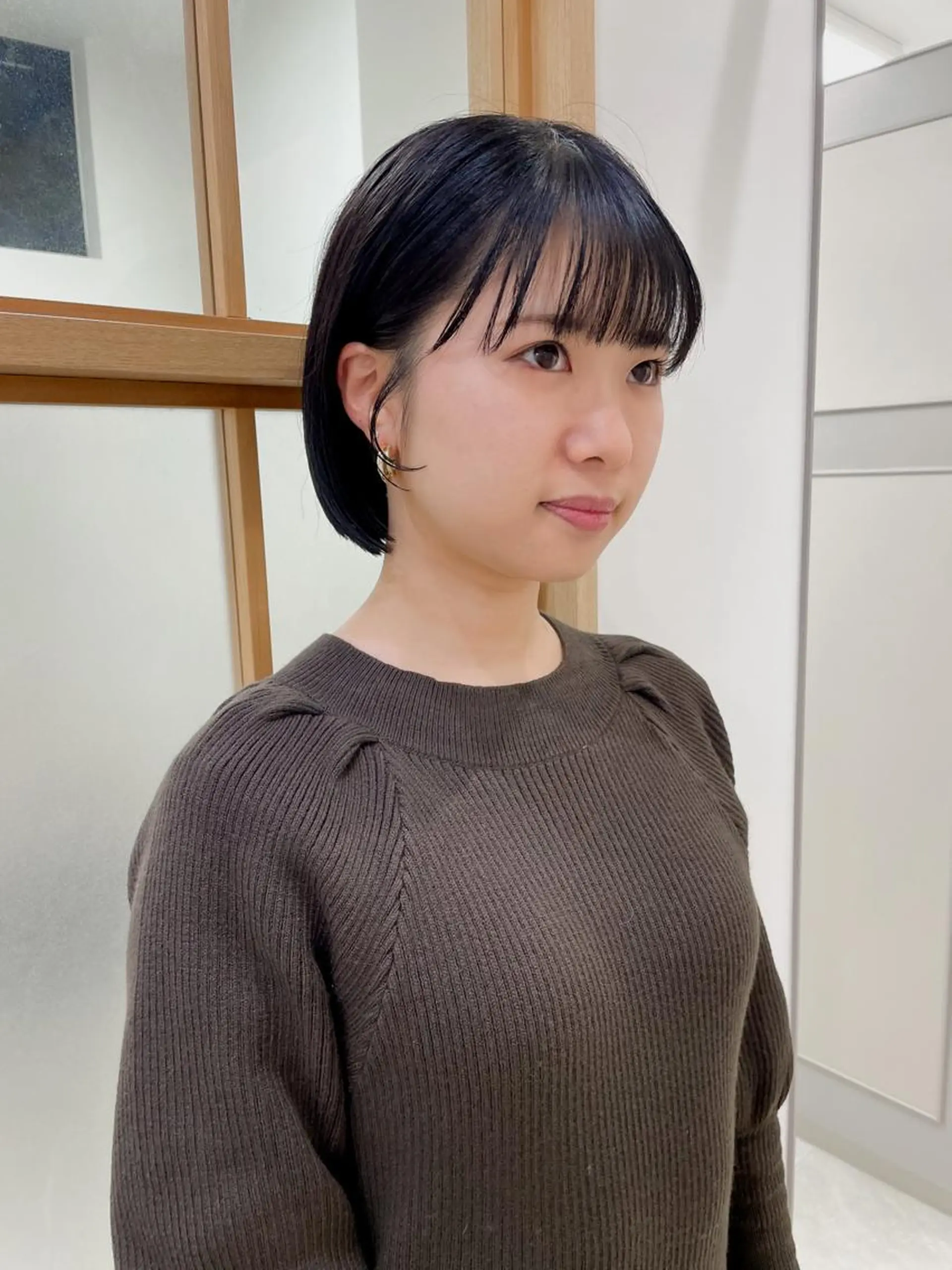 ショート 緒方リエ 時短ショート・ボブのヘアスタイル