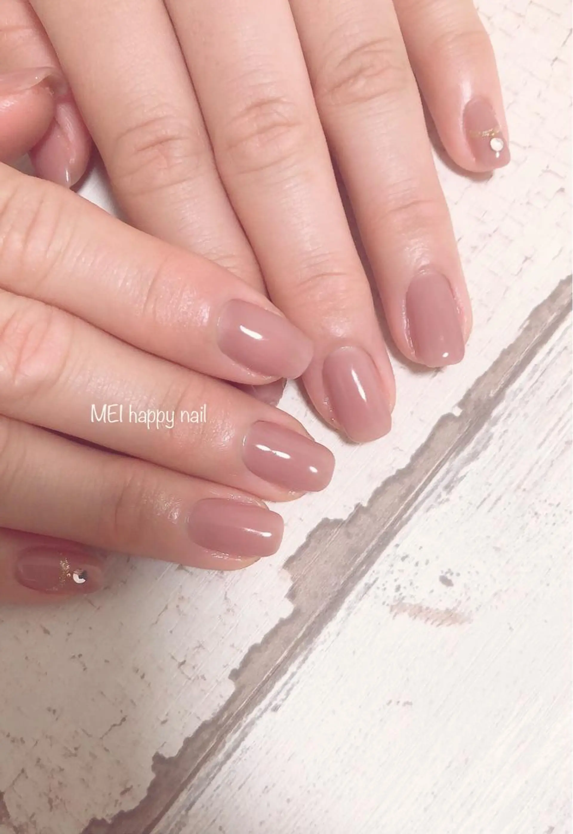 ネイル ジェルネイル ニュアンスネイル パラジェル シンプルネイル 春ネイル 北浦和 自爪育成ケアのネイルデザイン