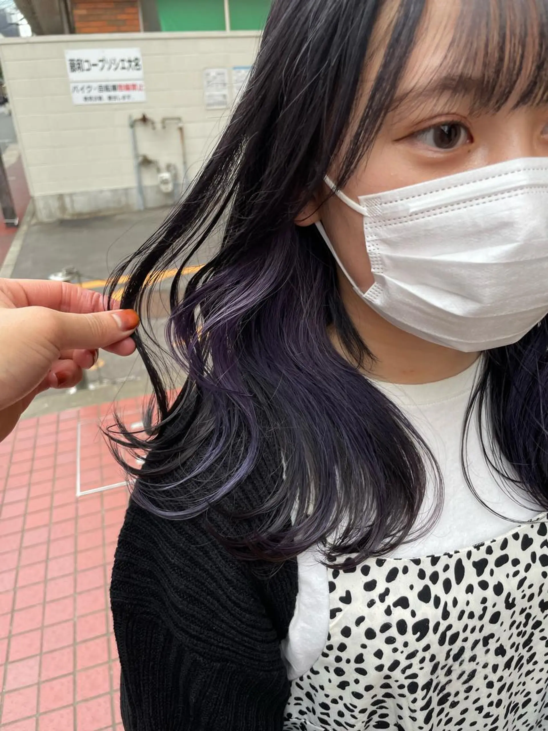 ミディアム 韓国風カラー 髪質改善 韓国風ヘア 縮毛矯正 トリートメント VEGA天神 ブリーチのヘアスタイル