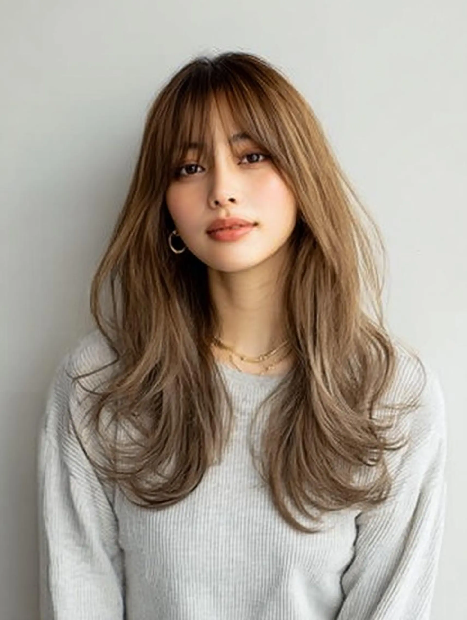 セミロング ハッシュカット 髪質改善 レイヤーカット 縮毛矯正 トリートメント カット ヘアカラー トリートメント 生艶髪＆レイヤー🔔 渋谷お薦めNo.1✨のヘアスタイル