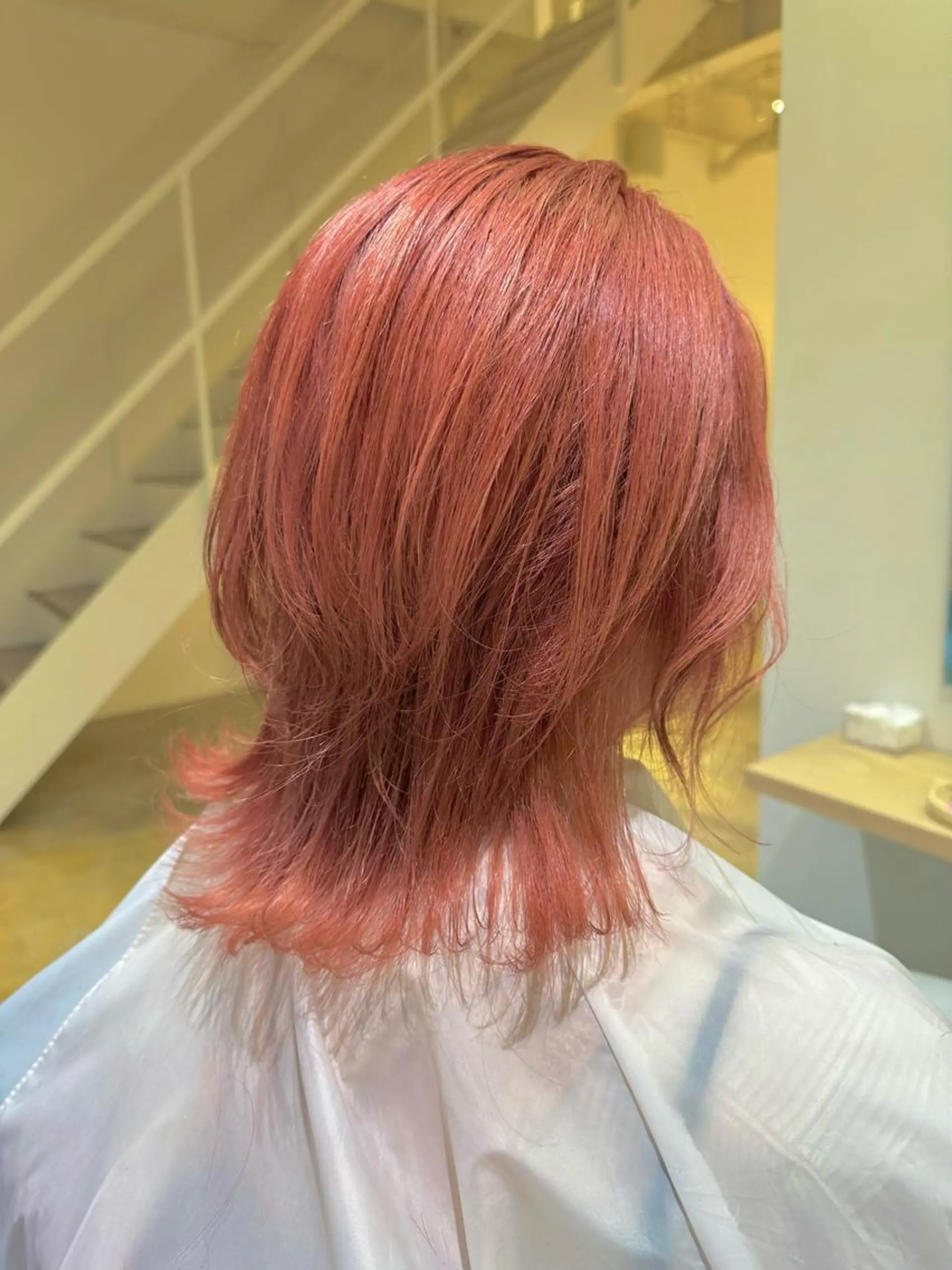 セミロング カラー ヘアアレンジ Design Color🐰アユミのヘアスタイル
