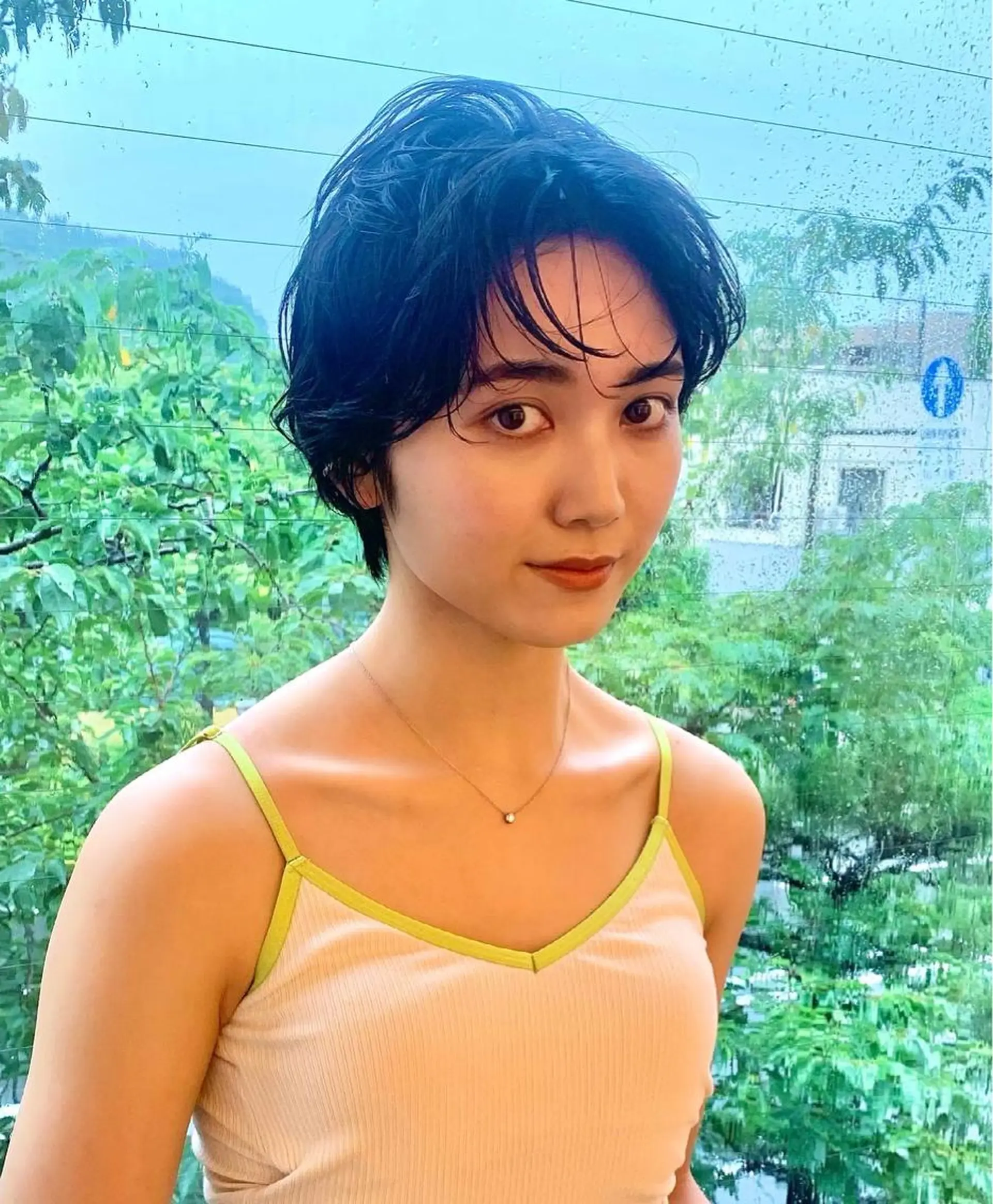 ショート ナガス カズアキのヘアスタイル