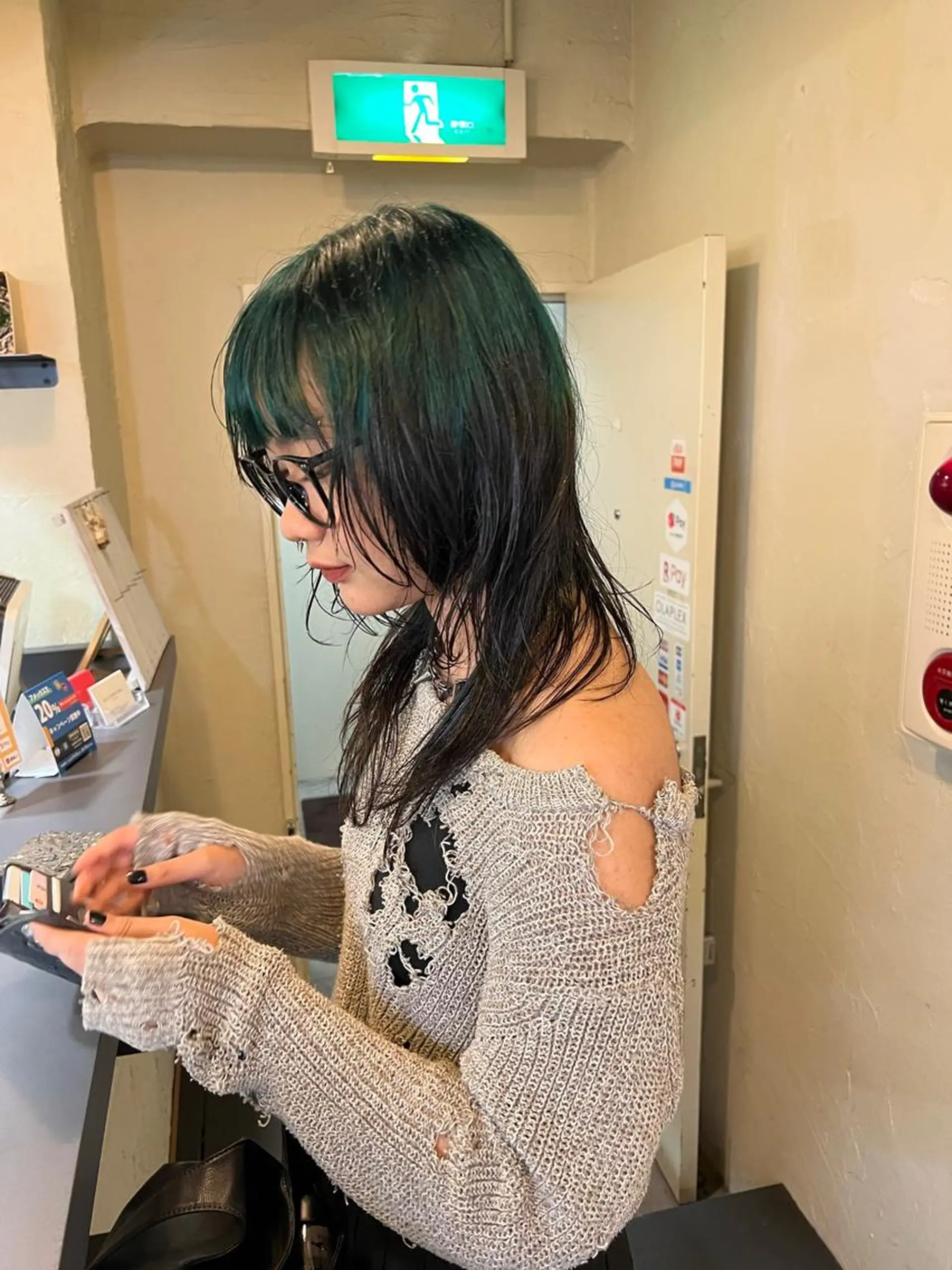 セミロング 退色まで透明感ある ダブルカラー/リクのヘアスタイル