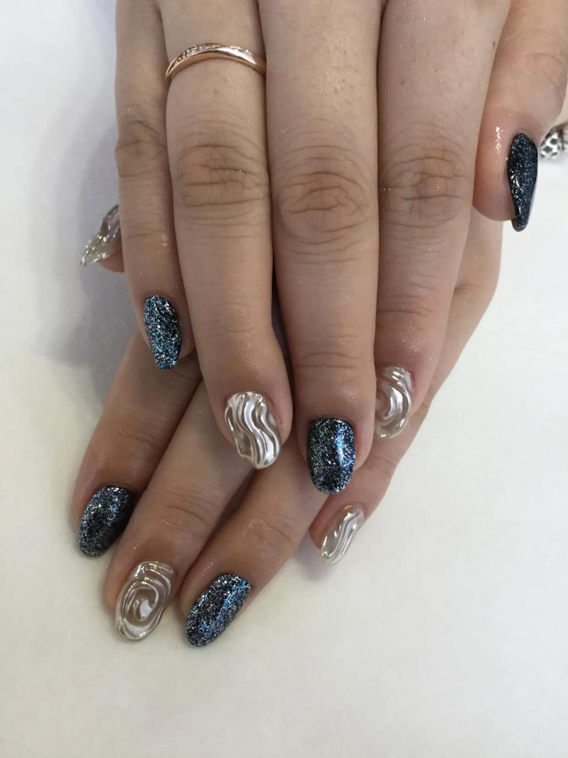 ネイル ハンドネイル 💎🐰 saki. m 🐰💎のネイルデザイン