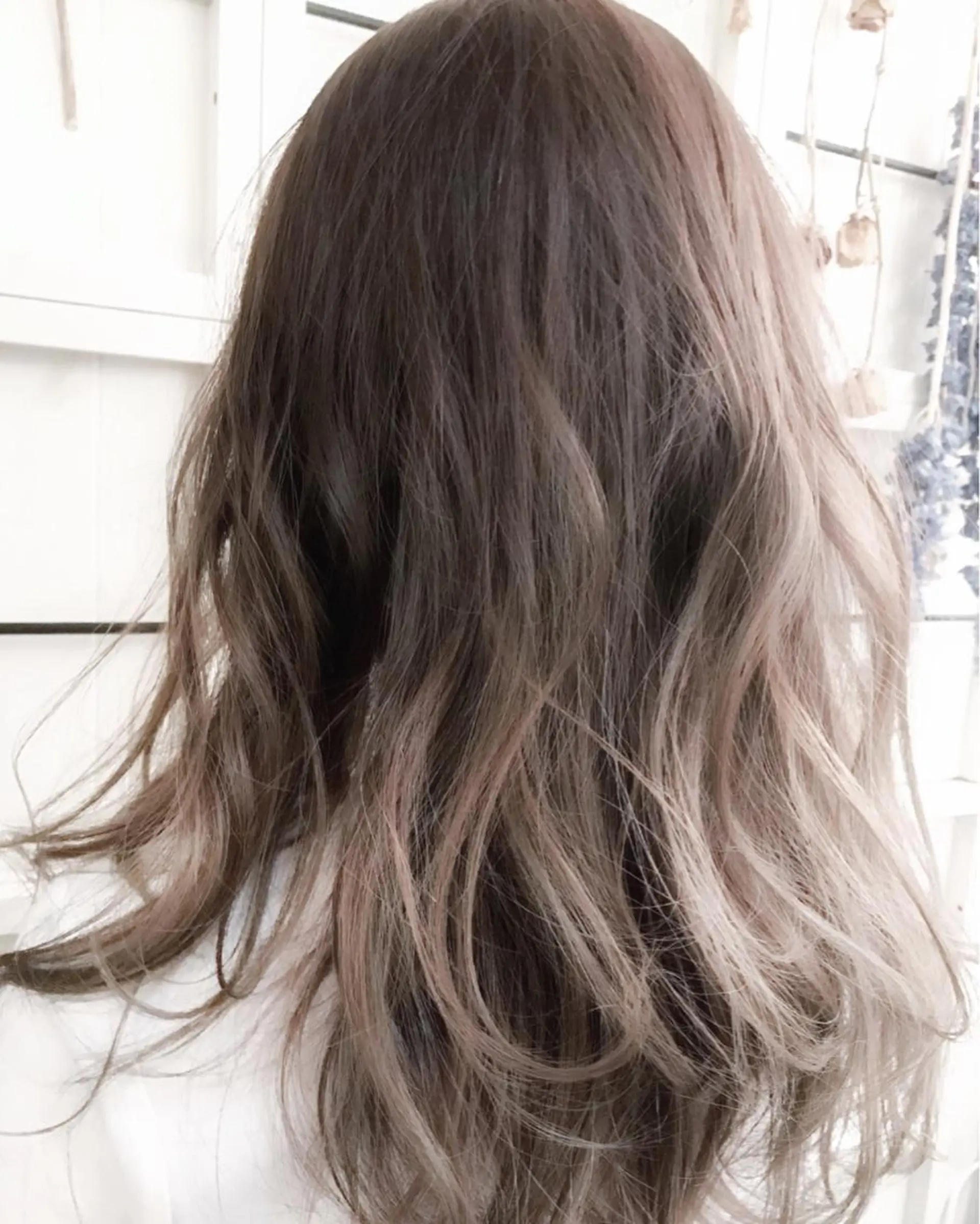 ミディアム カラー ブラウンカラー vato バトのヘアスタイル