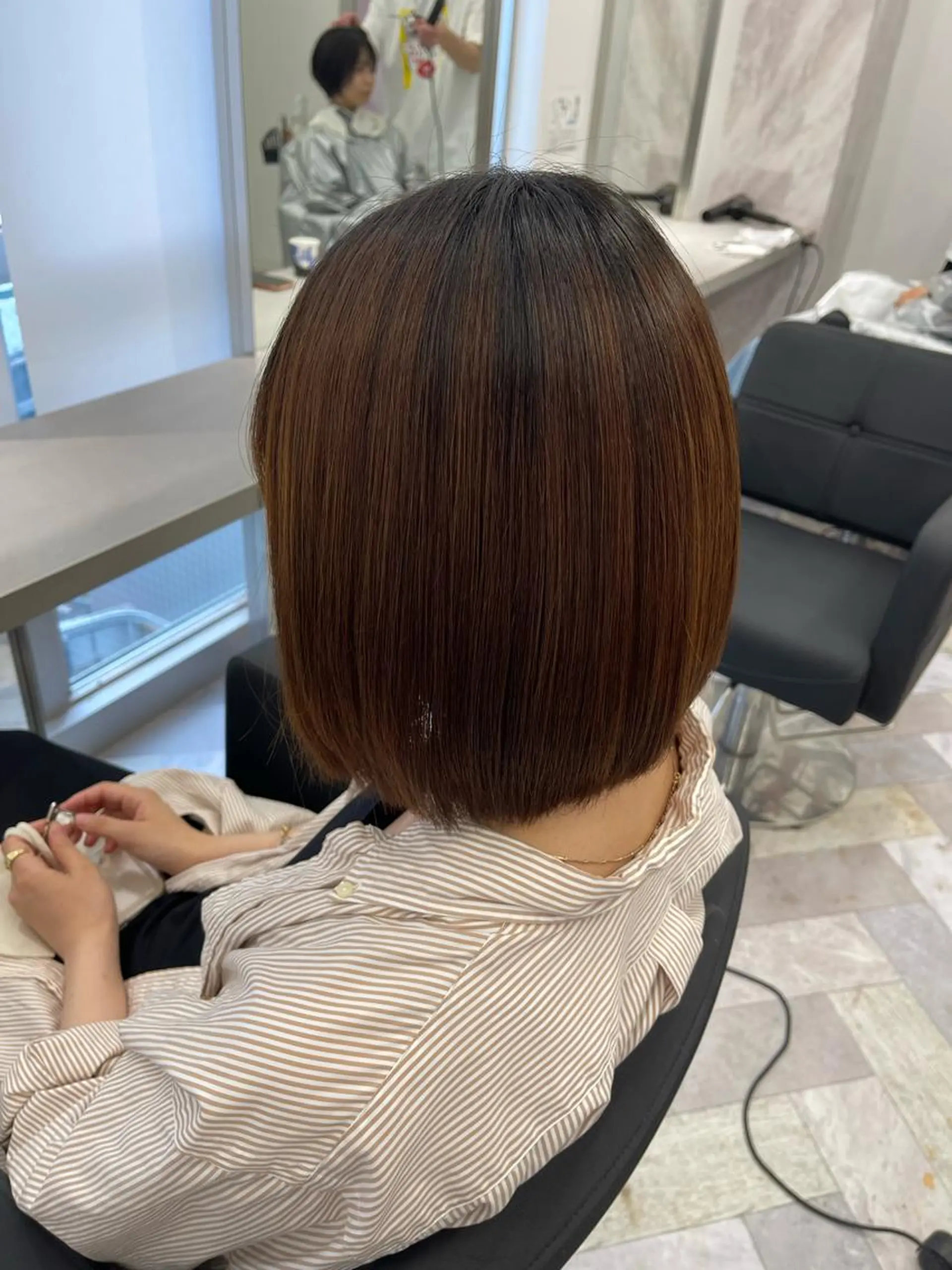 ショート 店長　MANAMI ／ブリーチ／骨格ボブのヘアスタイル