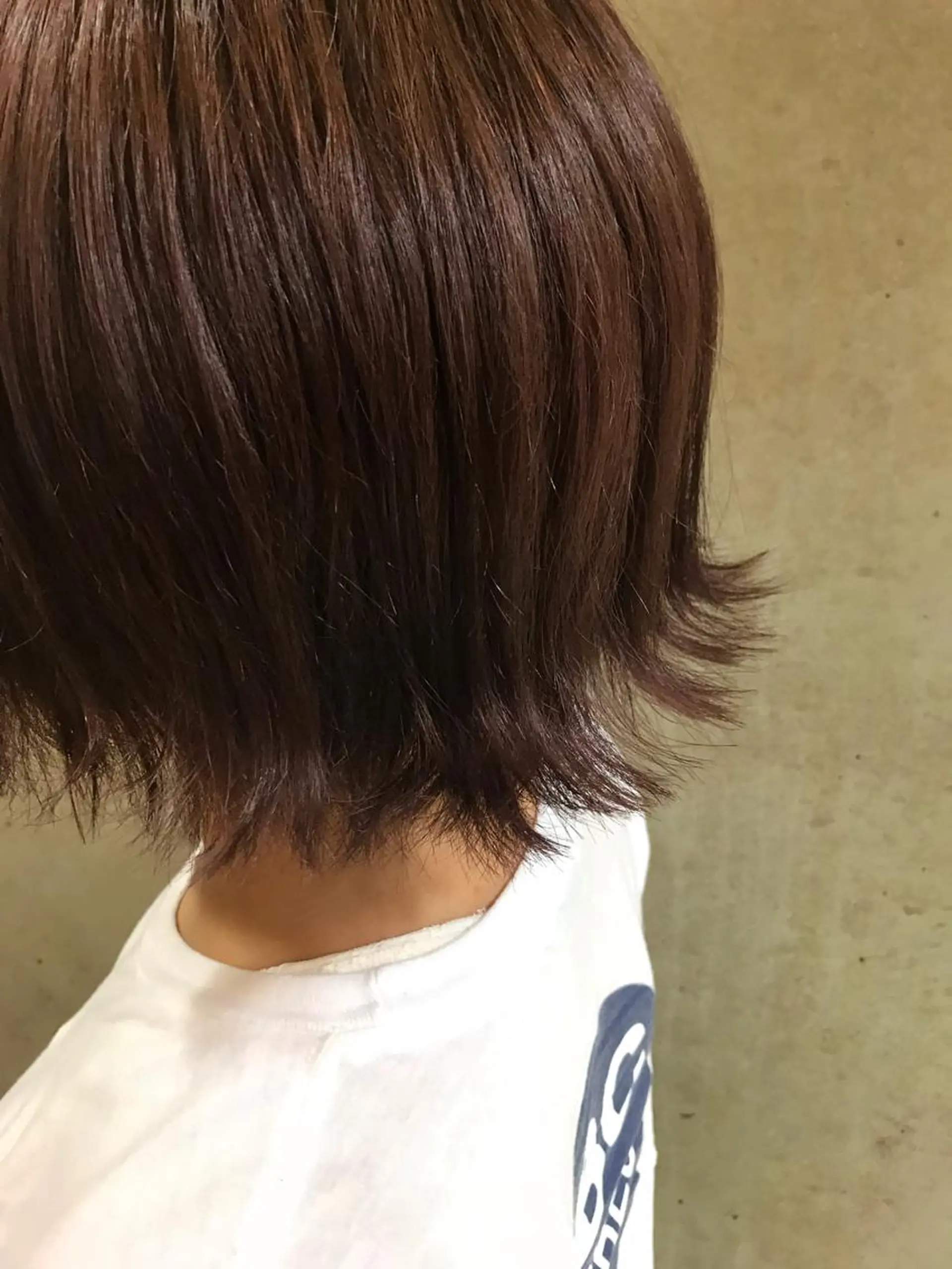 ミディアム カラー 一ノ瀬 蘭のヘアスタイル