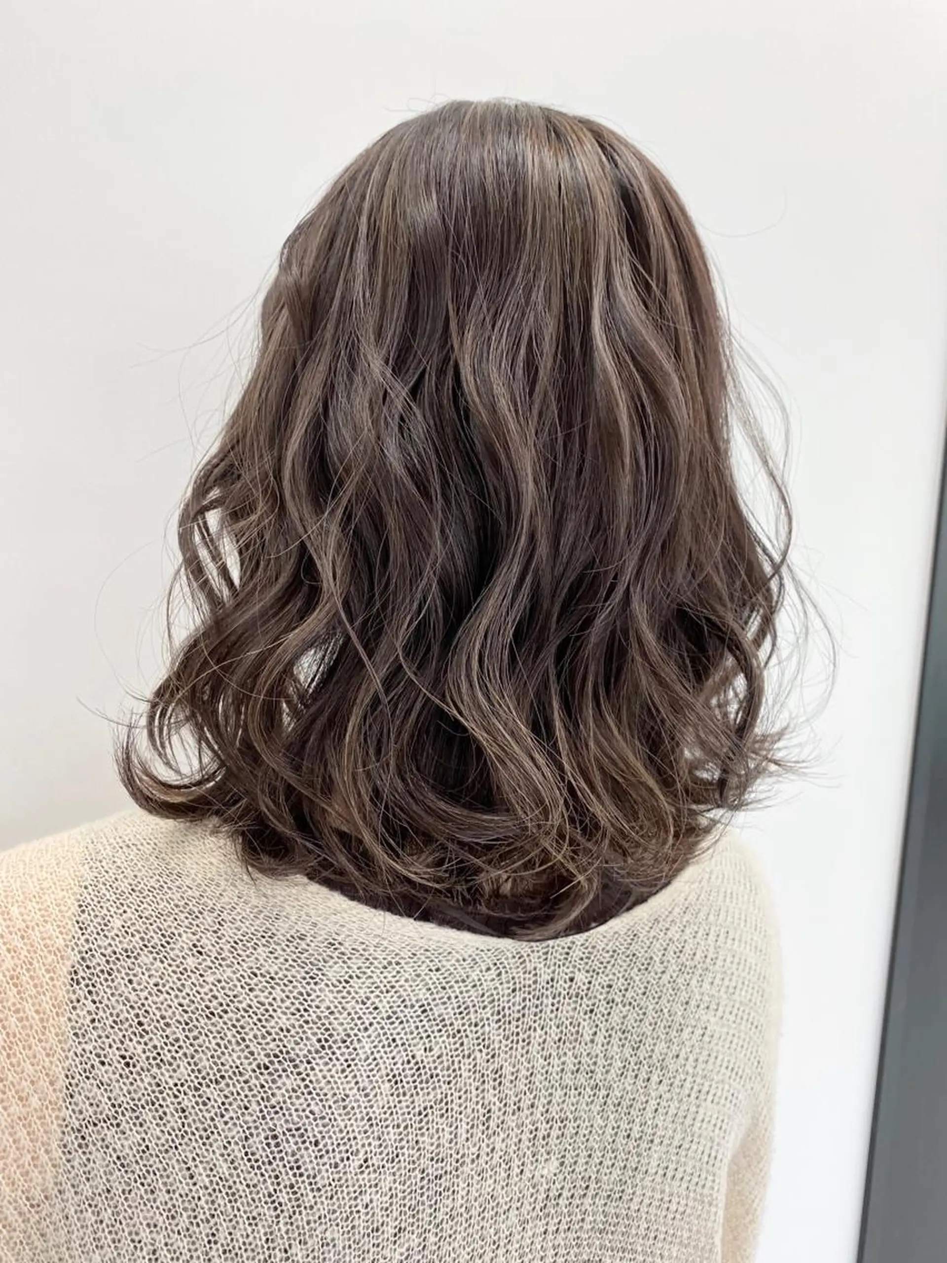 ミディアム カラー パーマ ヘアアレンジ キッズ ネイル ★ 里奈★のヘアスタイル