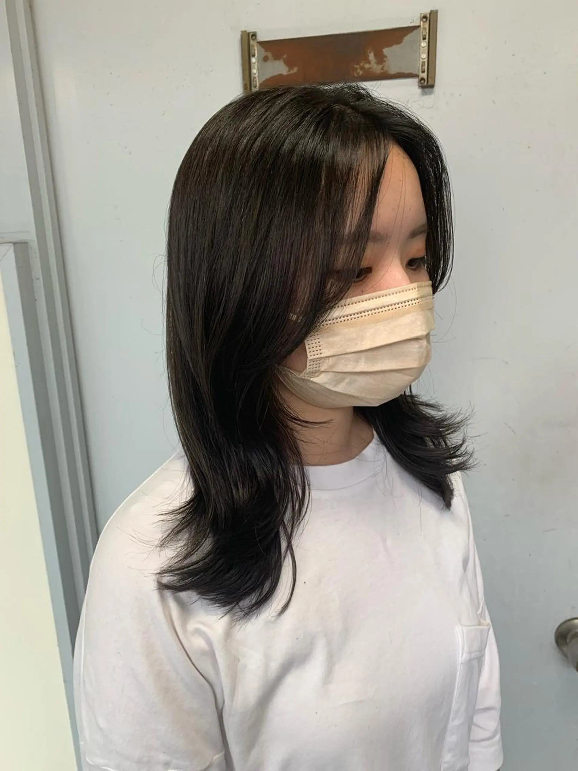 セミロング カラー ブリーチ カット ヘアカラー トリートメント 似合わせヘア/ sayakaのヘアスタイル