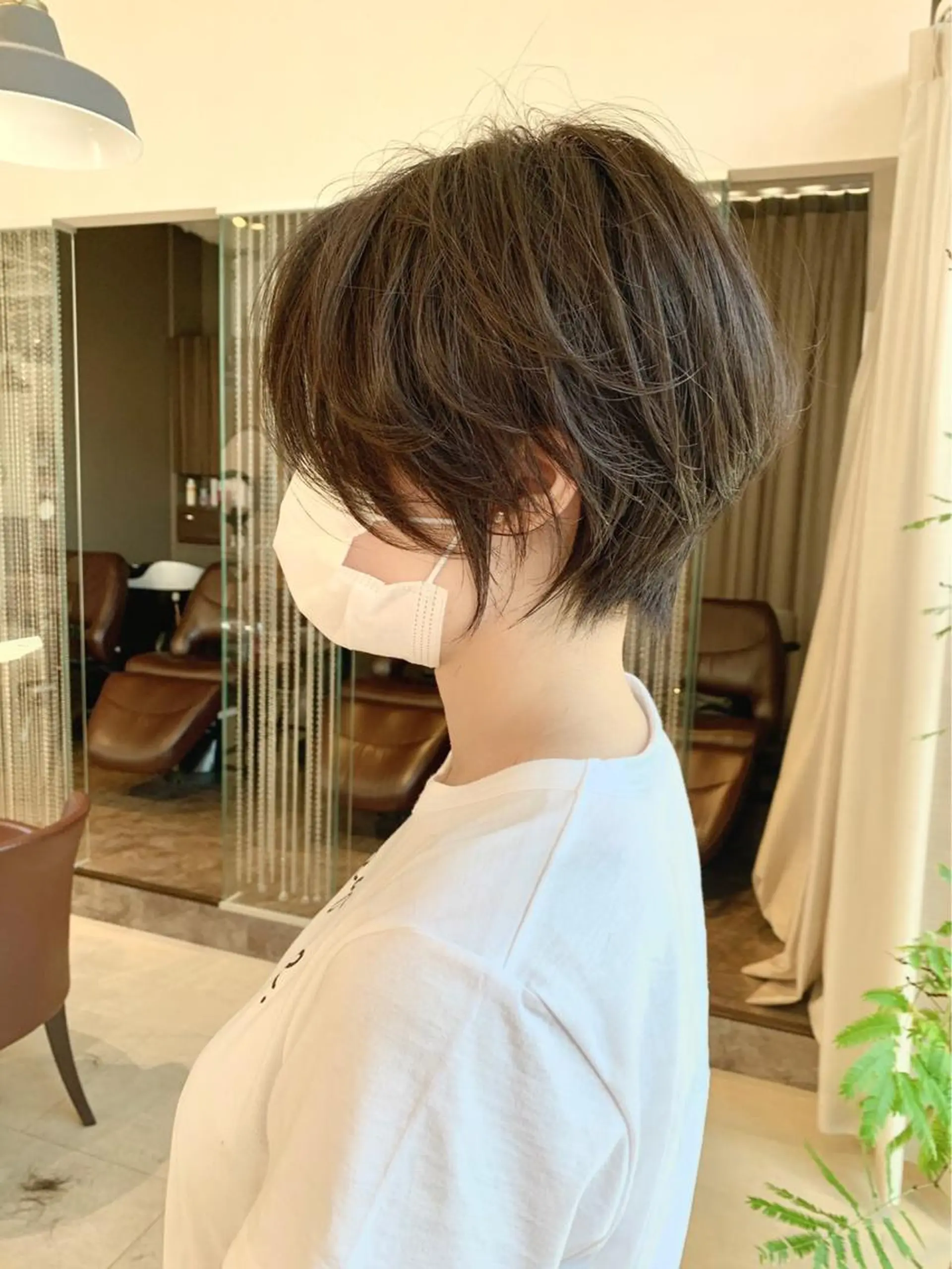 ショート ハンサムショート くびれヘア ショートヘア GIEN TERRASE所属・小濱 ありすのヘアスタイル