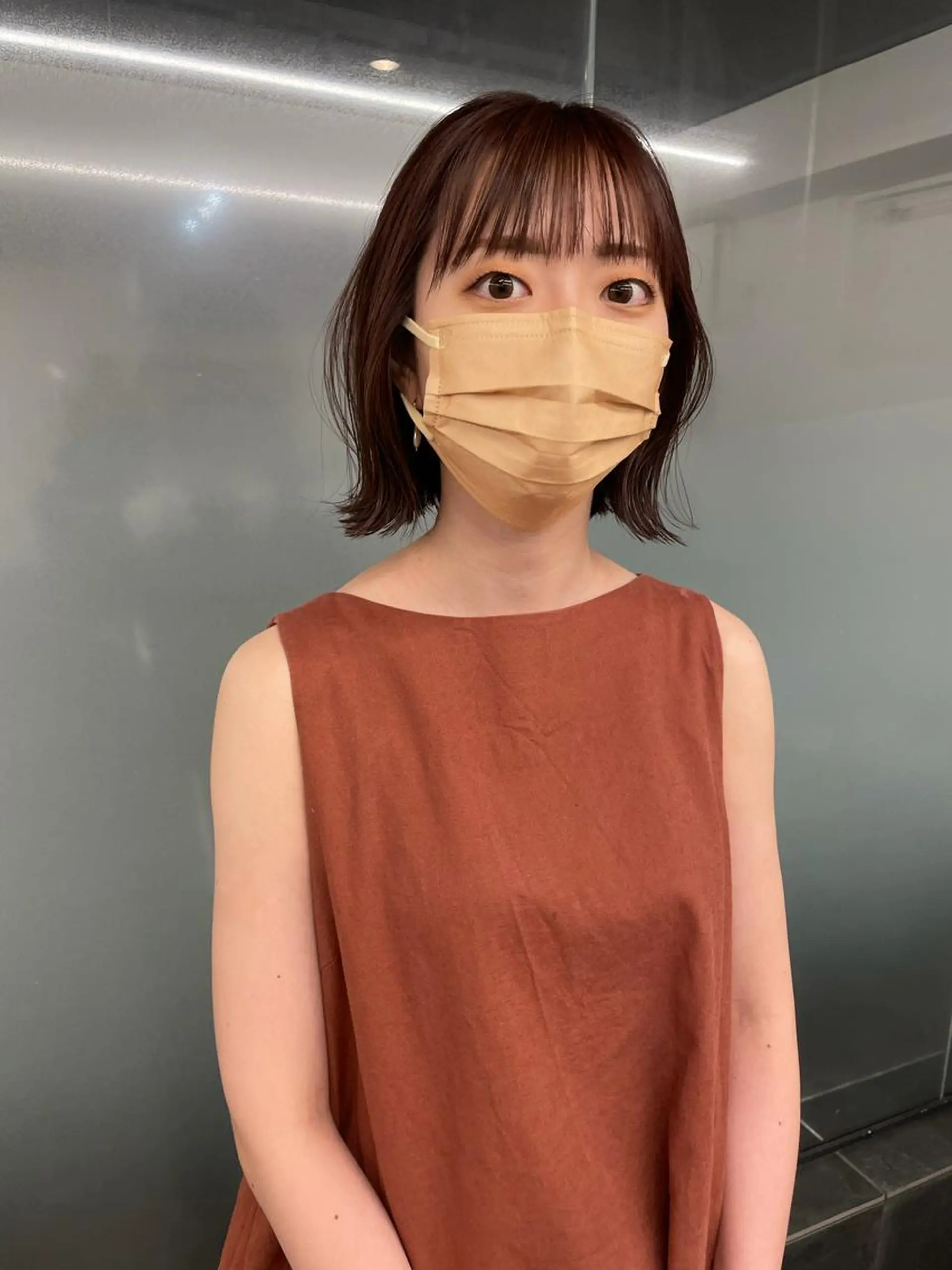 ショート カラー カット ヘアカラー トリートメント ボブ/ミニボブ/ 立河今日子のヘアスタイル