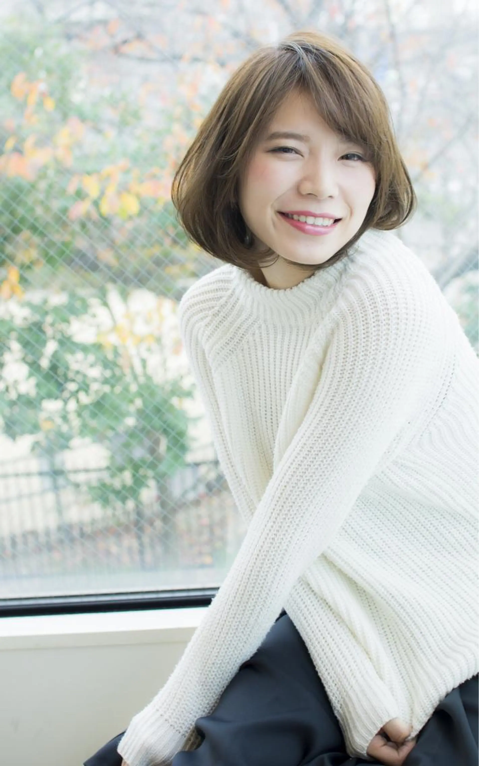 ミディアム Agu  hair rupia 金沢店所属・金沢美容室/ 艶髪/夜営業/JINのヘアスタイル