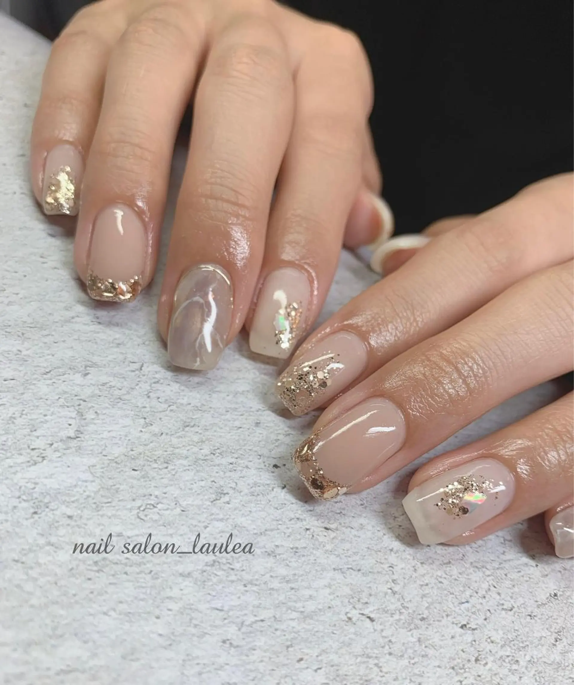 ネイル ハンドネイル nail salon Lauleaのネイルデザイン