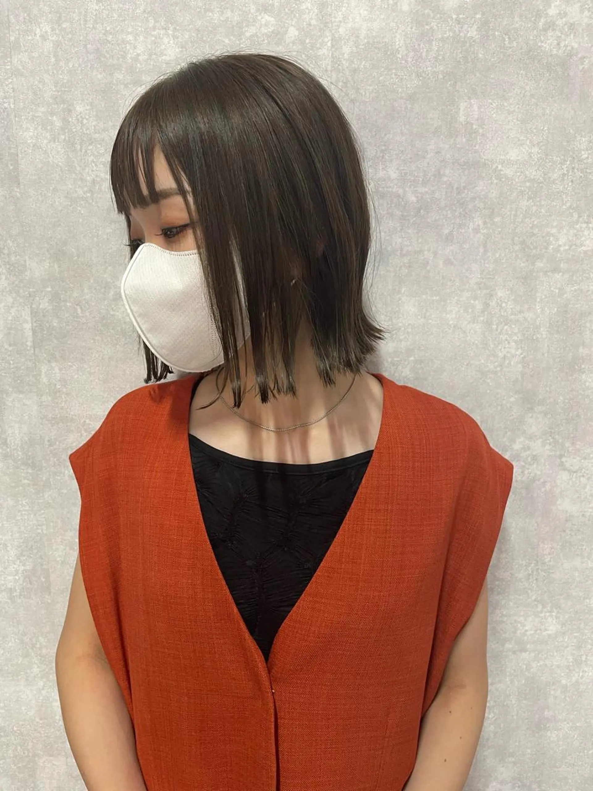 ショート 切りっぱなしボブ ショートボブ ハンサムショート 丸みショート アッシュ モテ髪/ボブ/ショー ト/アダチフウトのヘアスタイル
