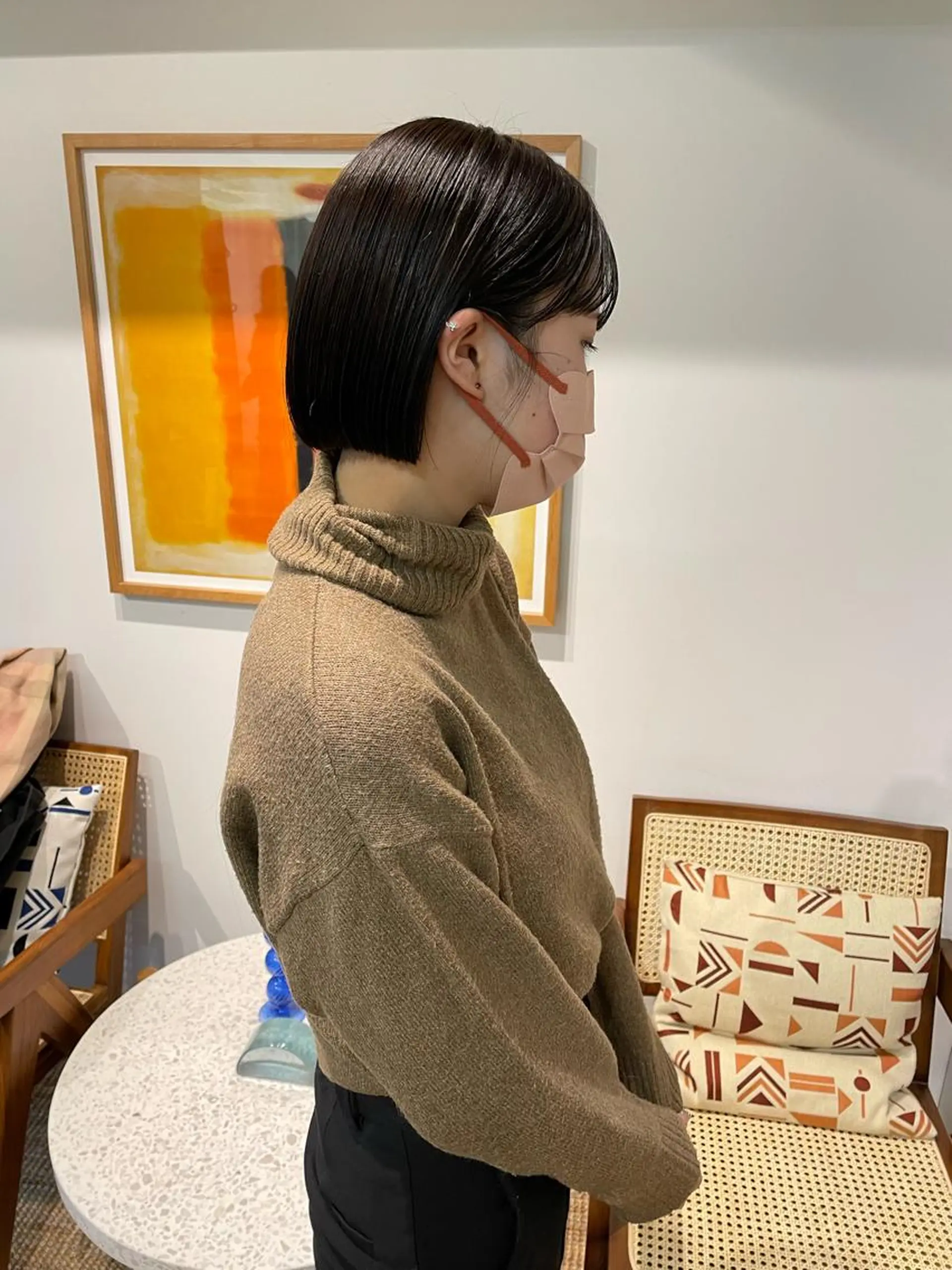 ショート 韓国風ヘア カット ヘアカラー トリートメント レイヤーカット🎀 kanaのヘアスタイル