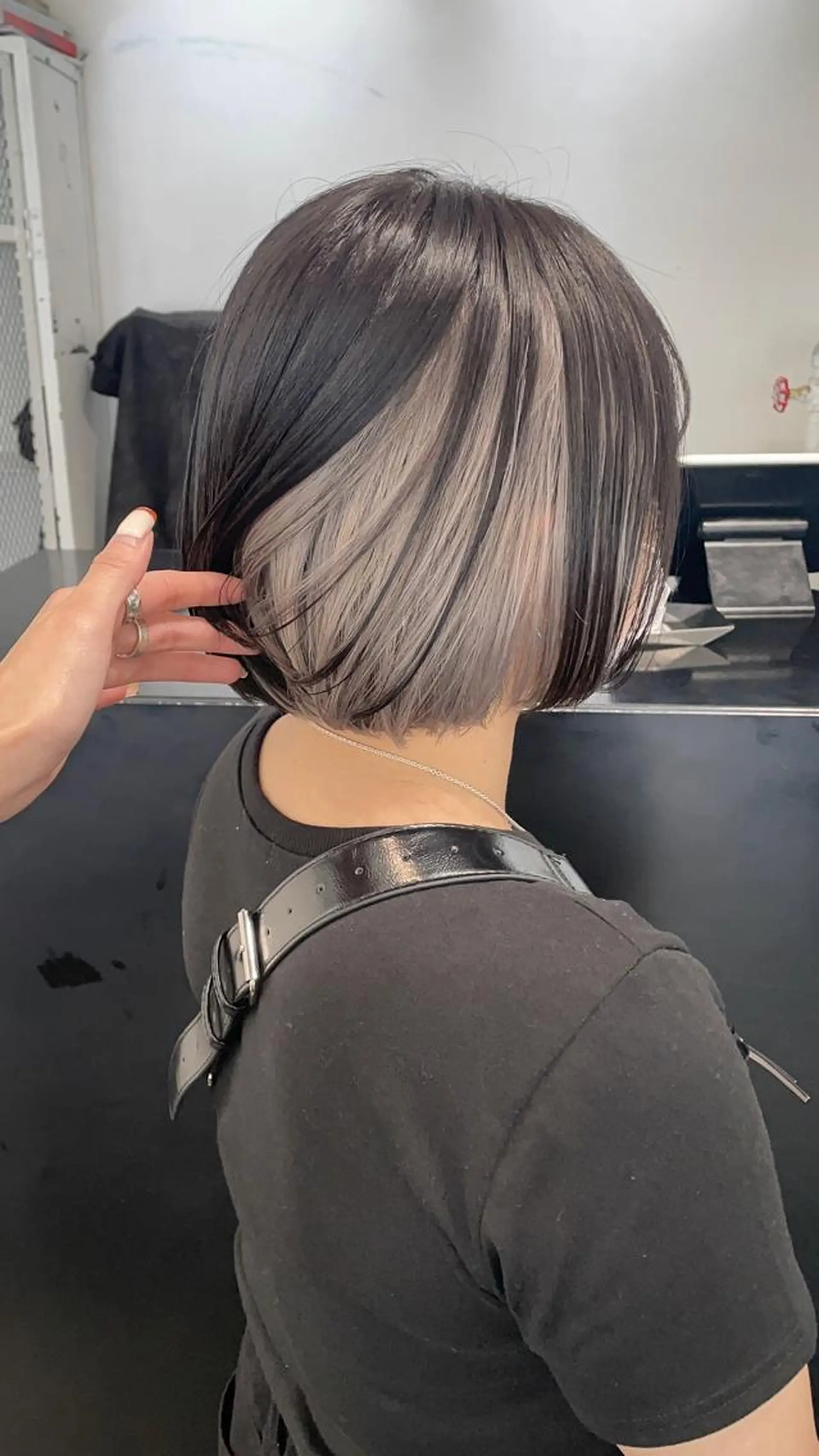 ショート カラー パーマ ヘアアレンジ メンズ キッズ ネイル マツエク・マツパ アイブロウ メンズブリーチ ブリーチ ホワイト カット ヘアカラー トリートメント 艶ハイトーン/ヘア アレンジAYAKAのヘアスタイル