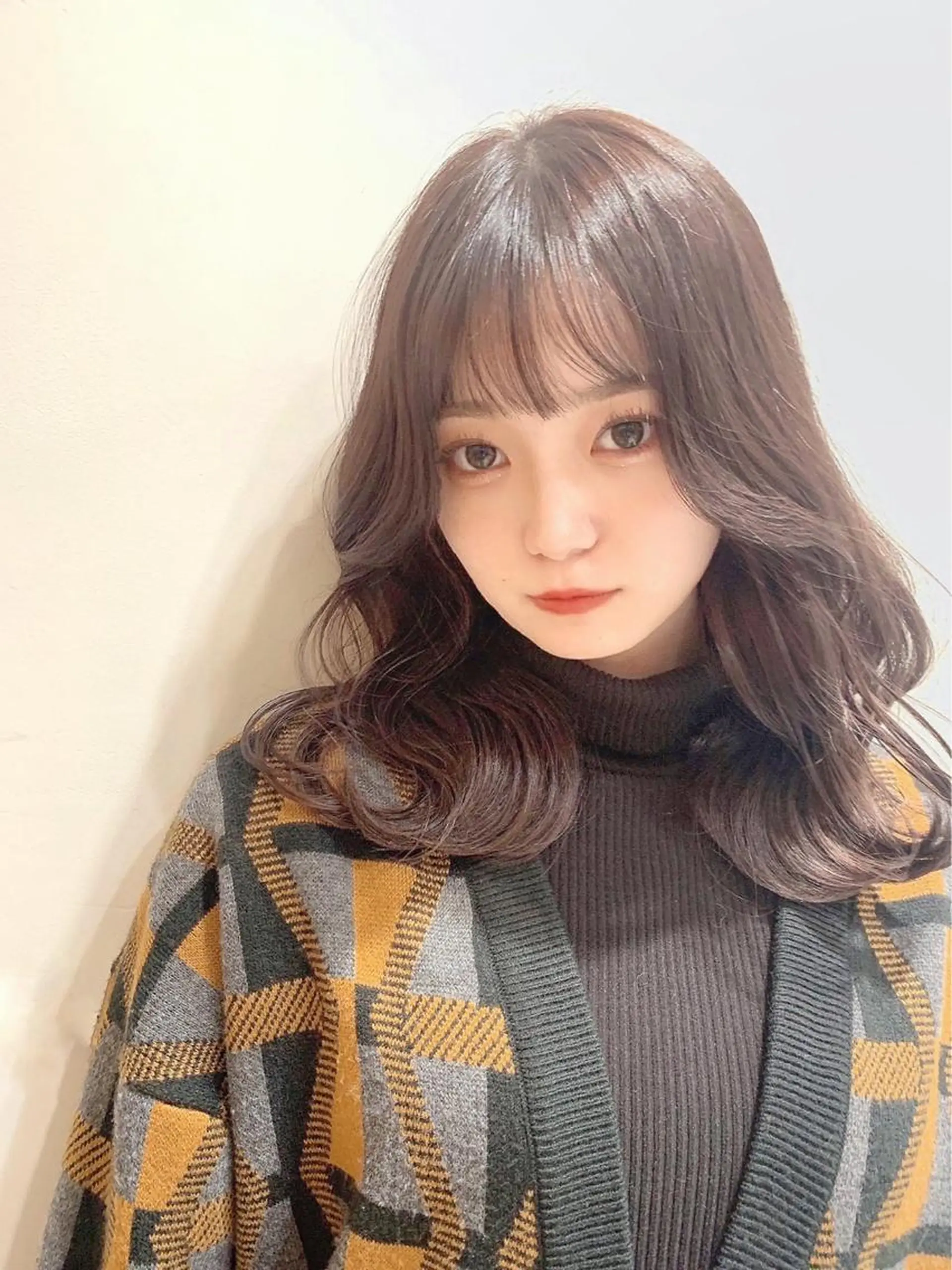 ミディアム 韓国ヘア/レイヤー/ 顔まわり/りょーとのヘアスタイル