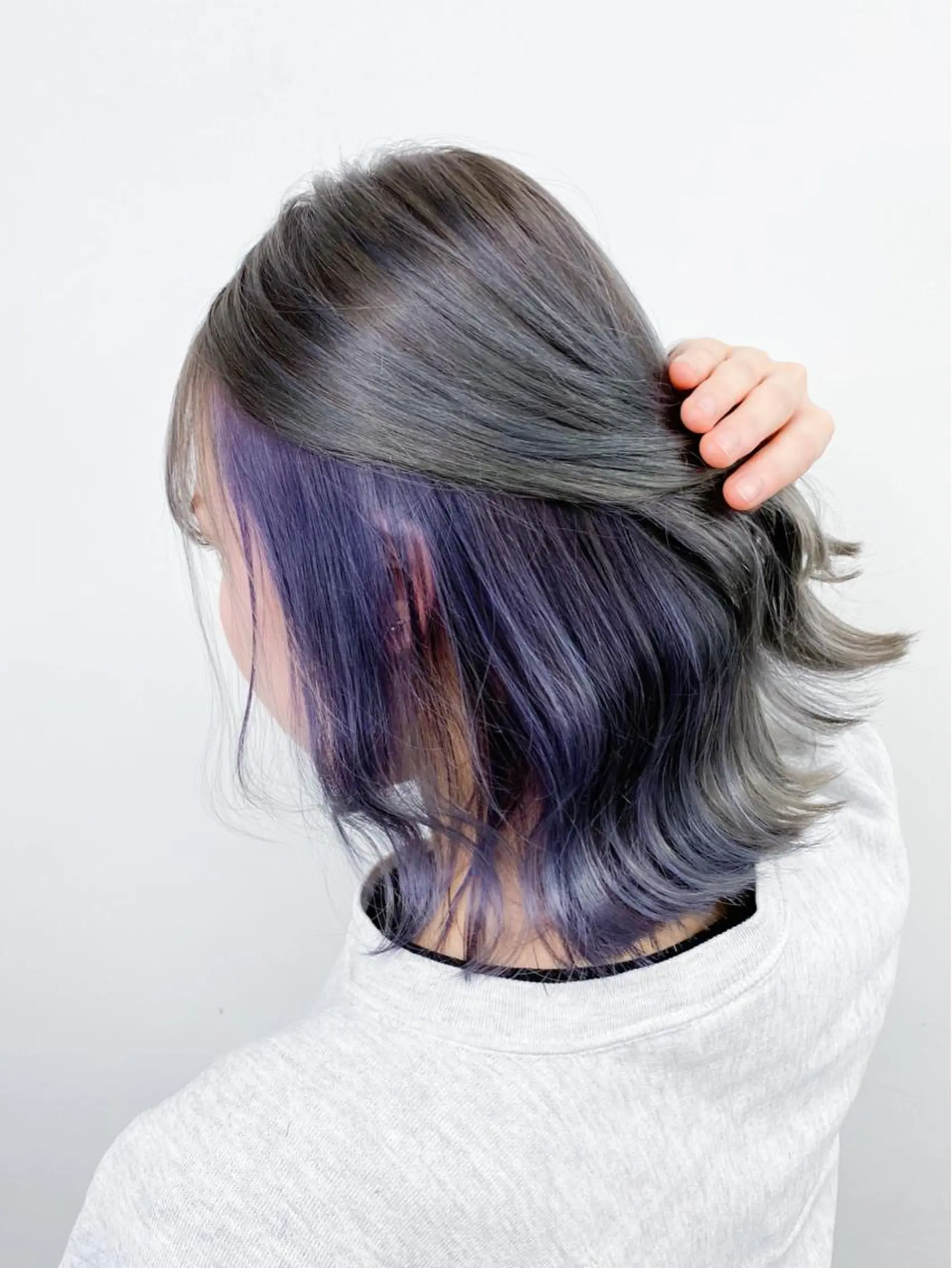 ミディアム ヘアカラー 常山 篤志のヘアスタイル