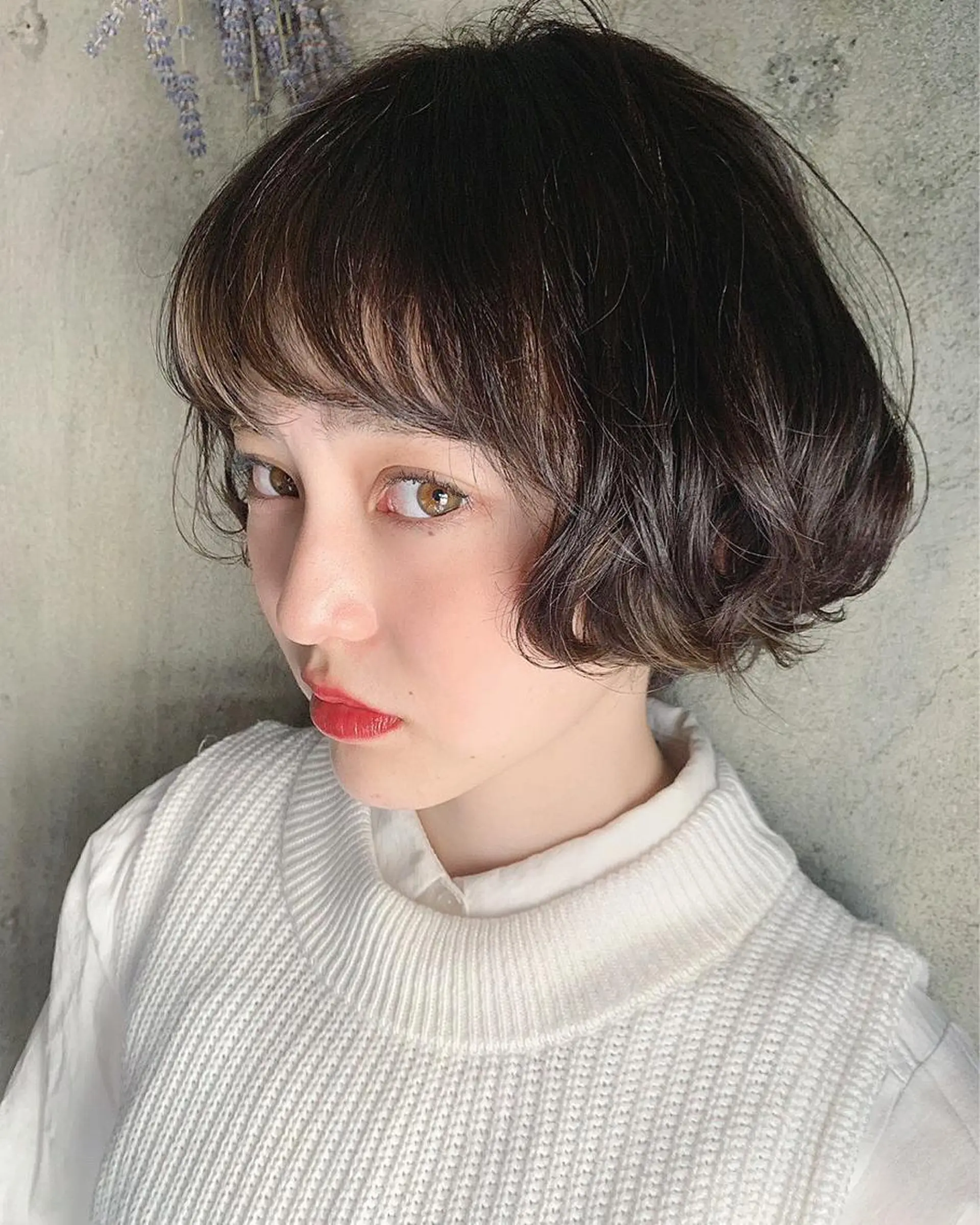 ショート パーマ ショート/ボブ特化 相良 真子のヘアスタイル