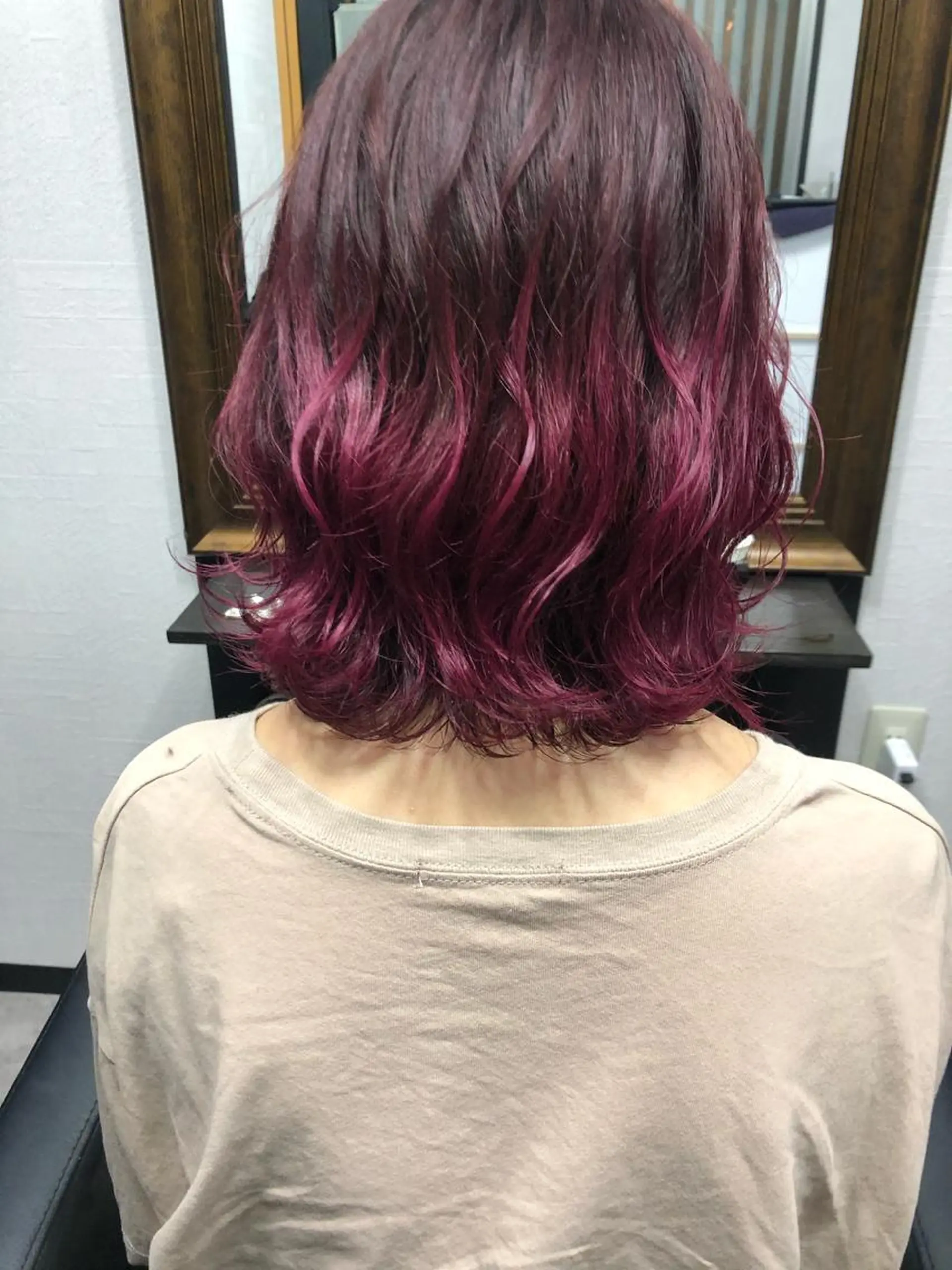 ミディアム カラー テラダ ココロのヘアスタイル