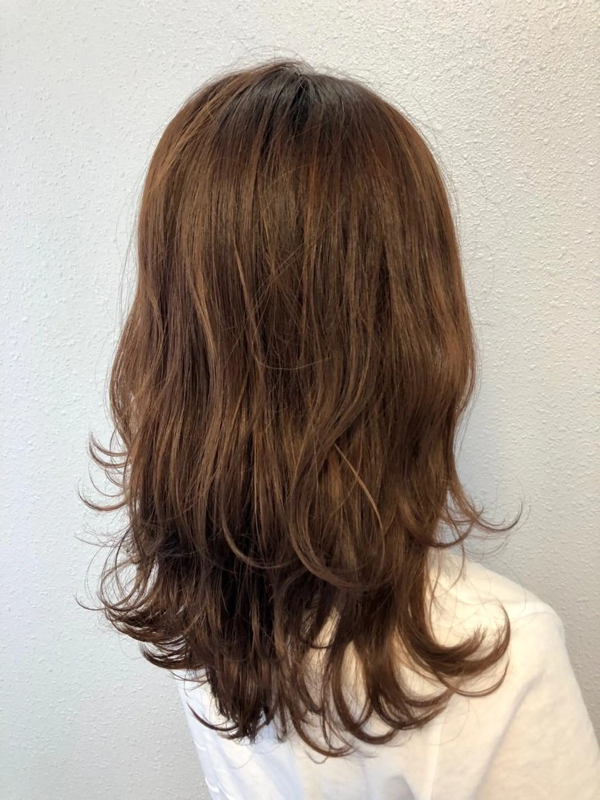 セミロング カラー ベージュカラー カット ヘアカラー トリートメント 💜 MINORI💜のヘアスタイル