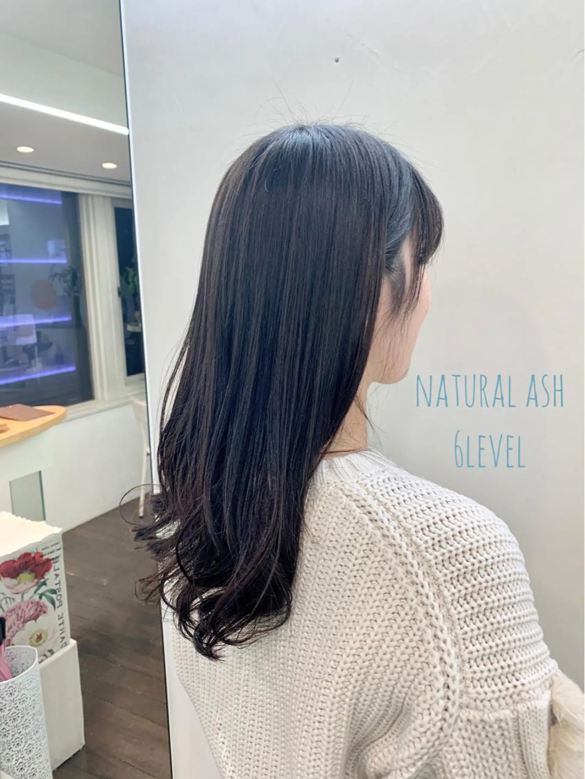 セミロング デジタルパーマ🫧 韓国風ヘア🫧サクラのヘアスタイル