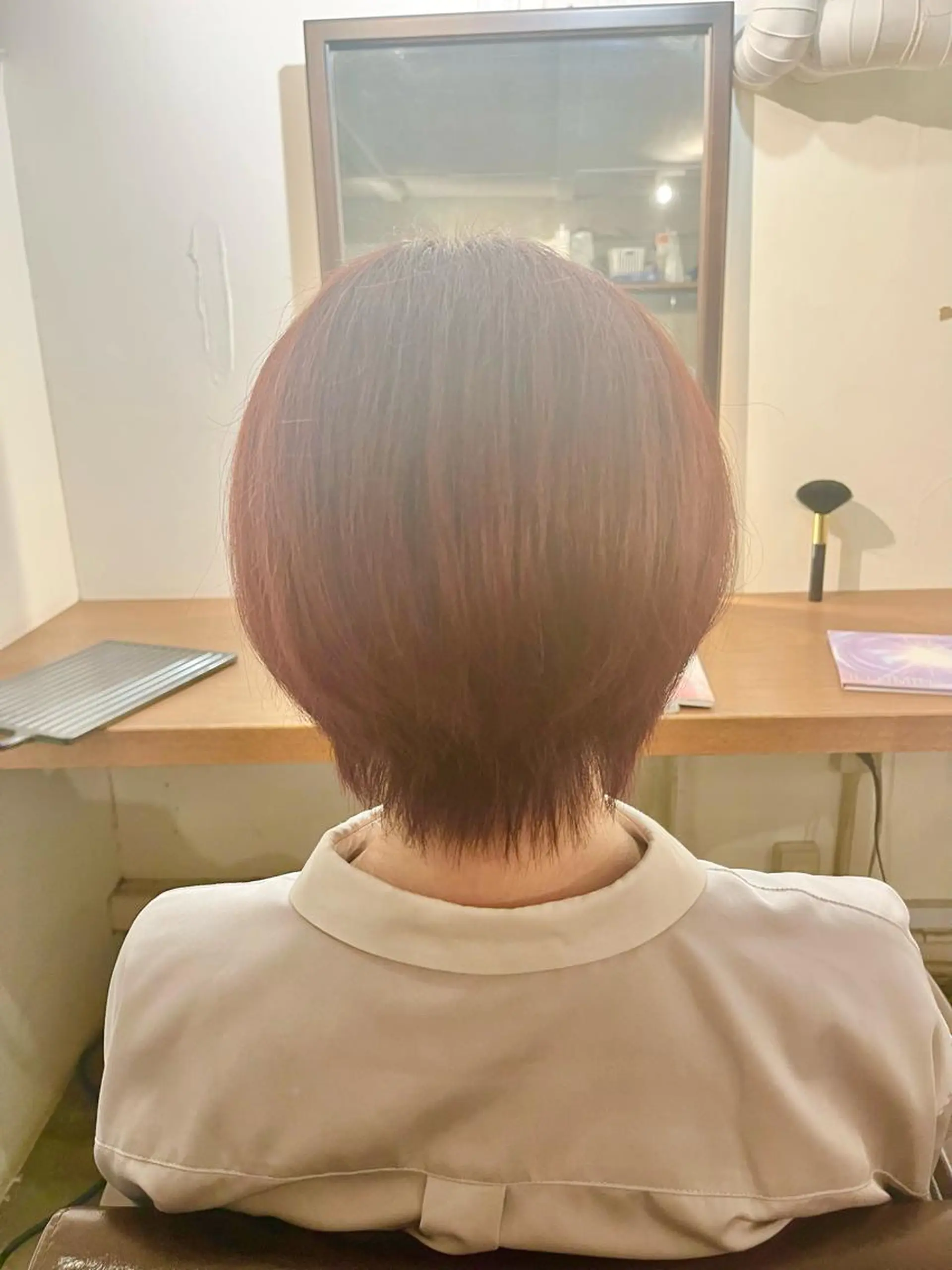 ショート カラー 透明感カラー/ ブリーチ無し/RYOのヘアスタイル