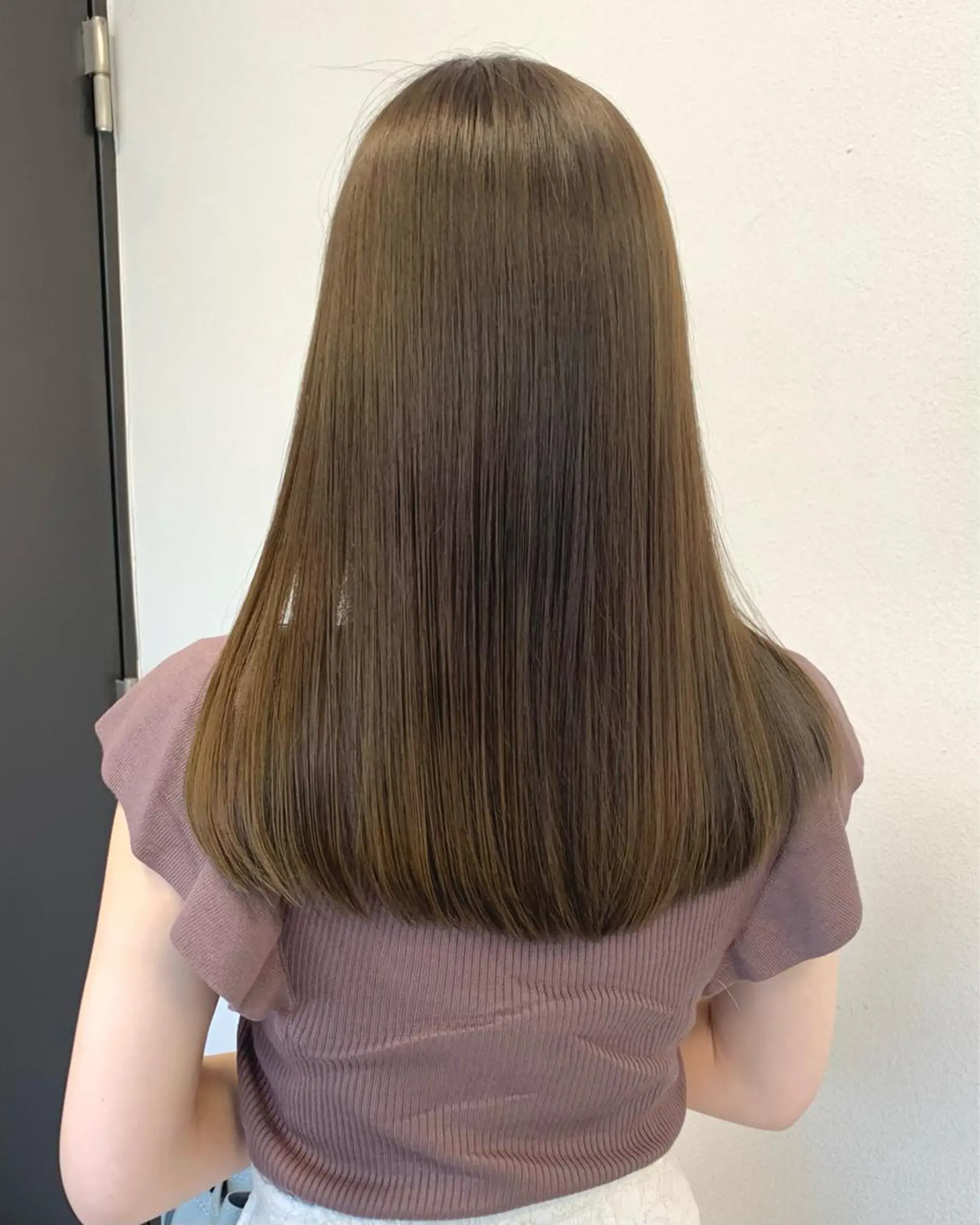 セミロング カット ヘアカラー トリートメント 村田 来倖のヘアスタイル