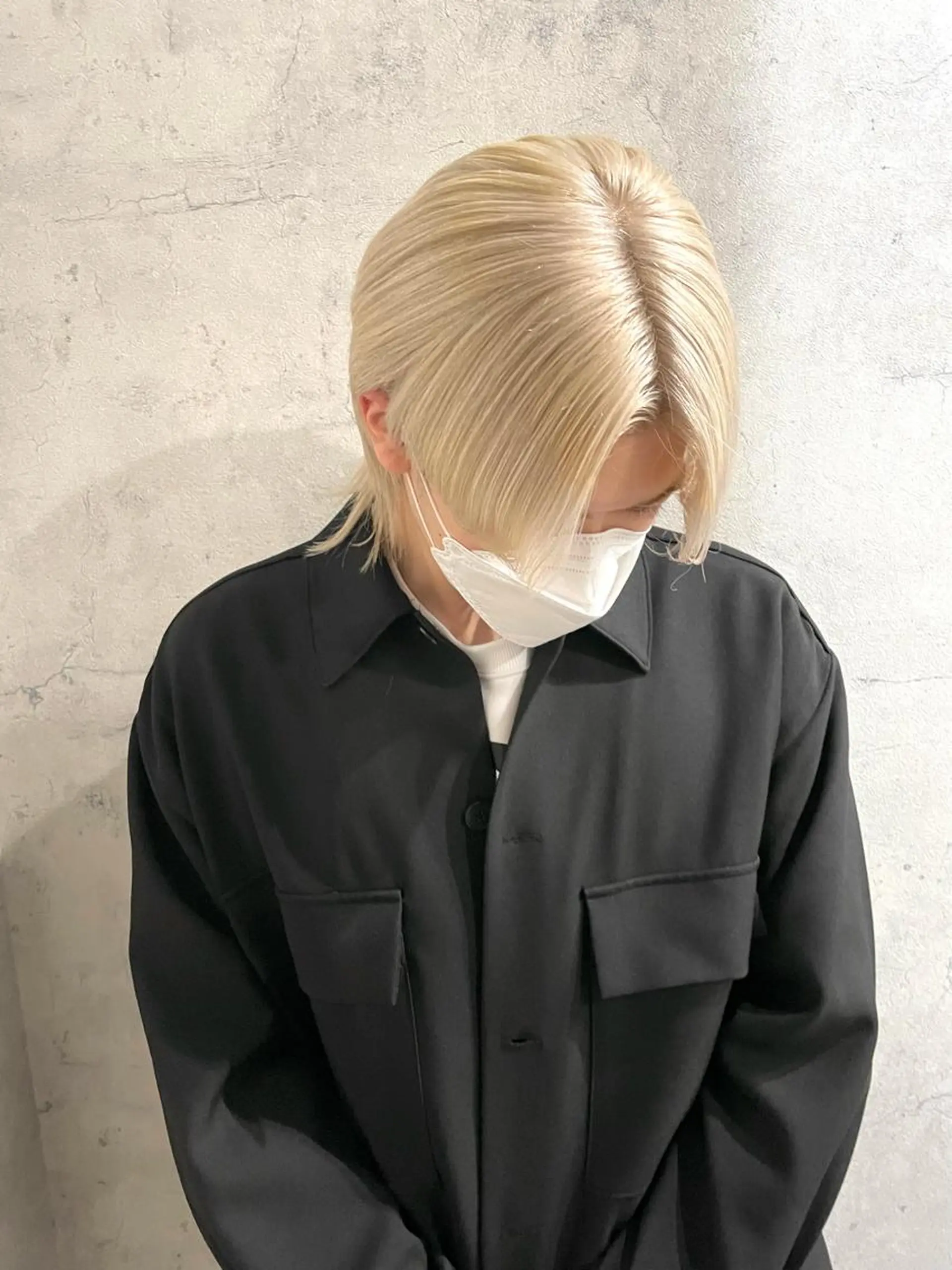 メンズ メンズバレイヤージュ メンズブリーチ メンズハイトーン メンズ韓国風 韓国/透明感 Veluaのヘアスタイル