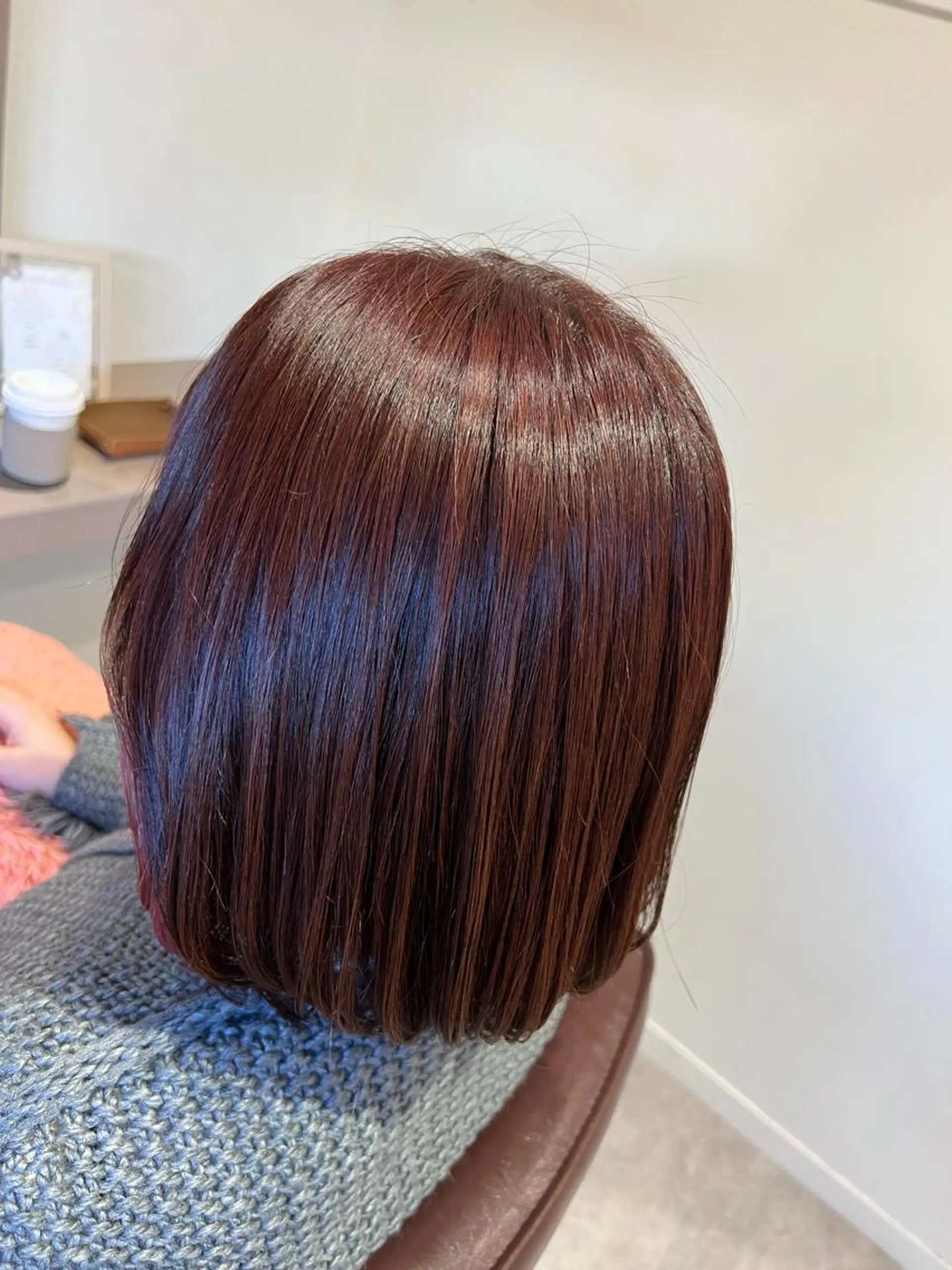 ミディアム カット ヘアカラー 井上 美春のヘアスタイル