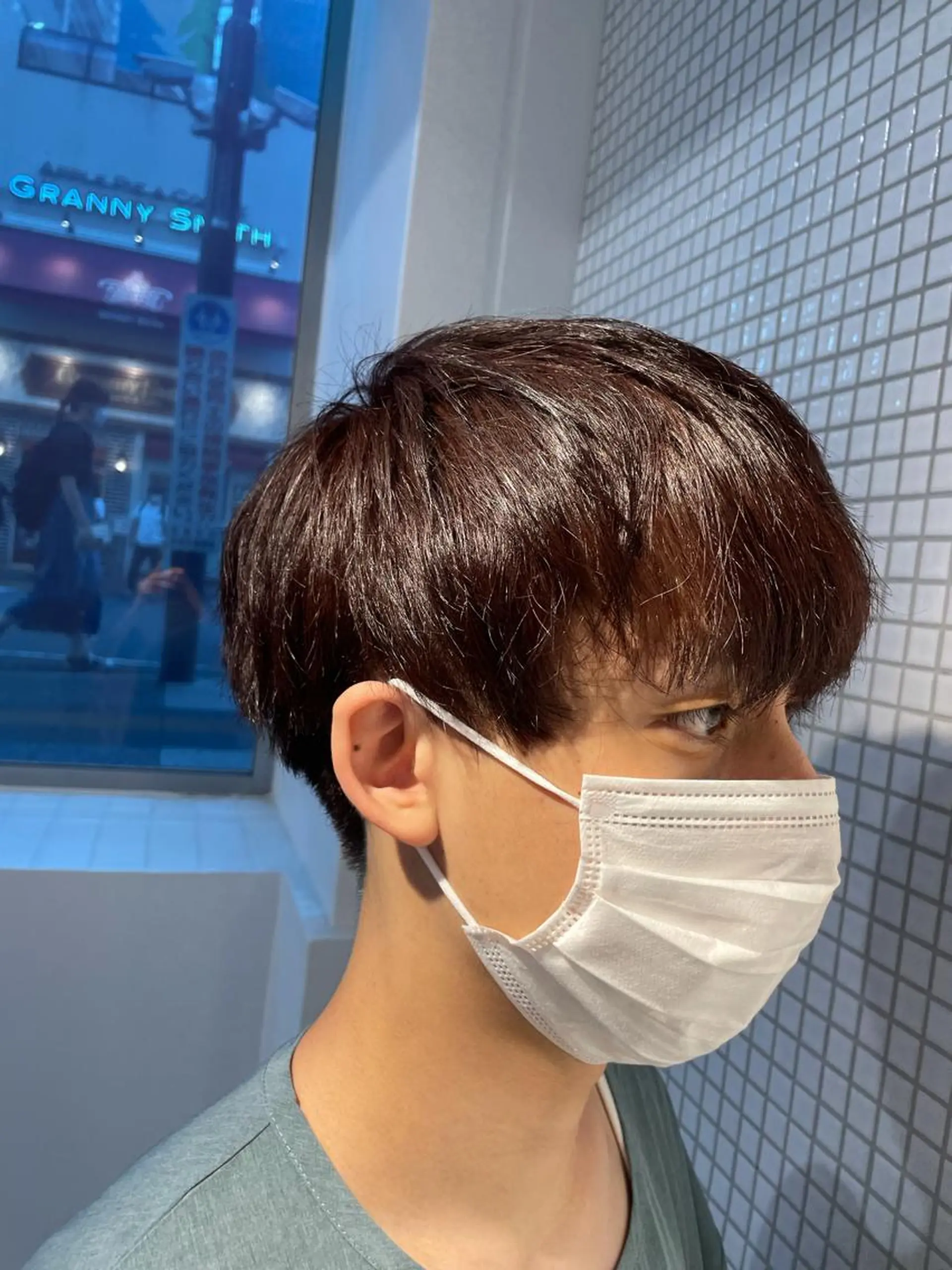 ショート カラー パーマ メンズ メンズブリーチ ブリーチ ブリーチなしカラー レッドカラー 🔥メンズカラー🔥 セヤシュウヘイのヘアスタイル