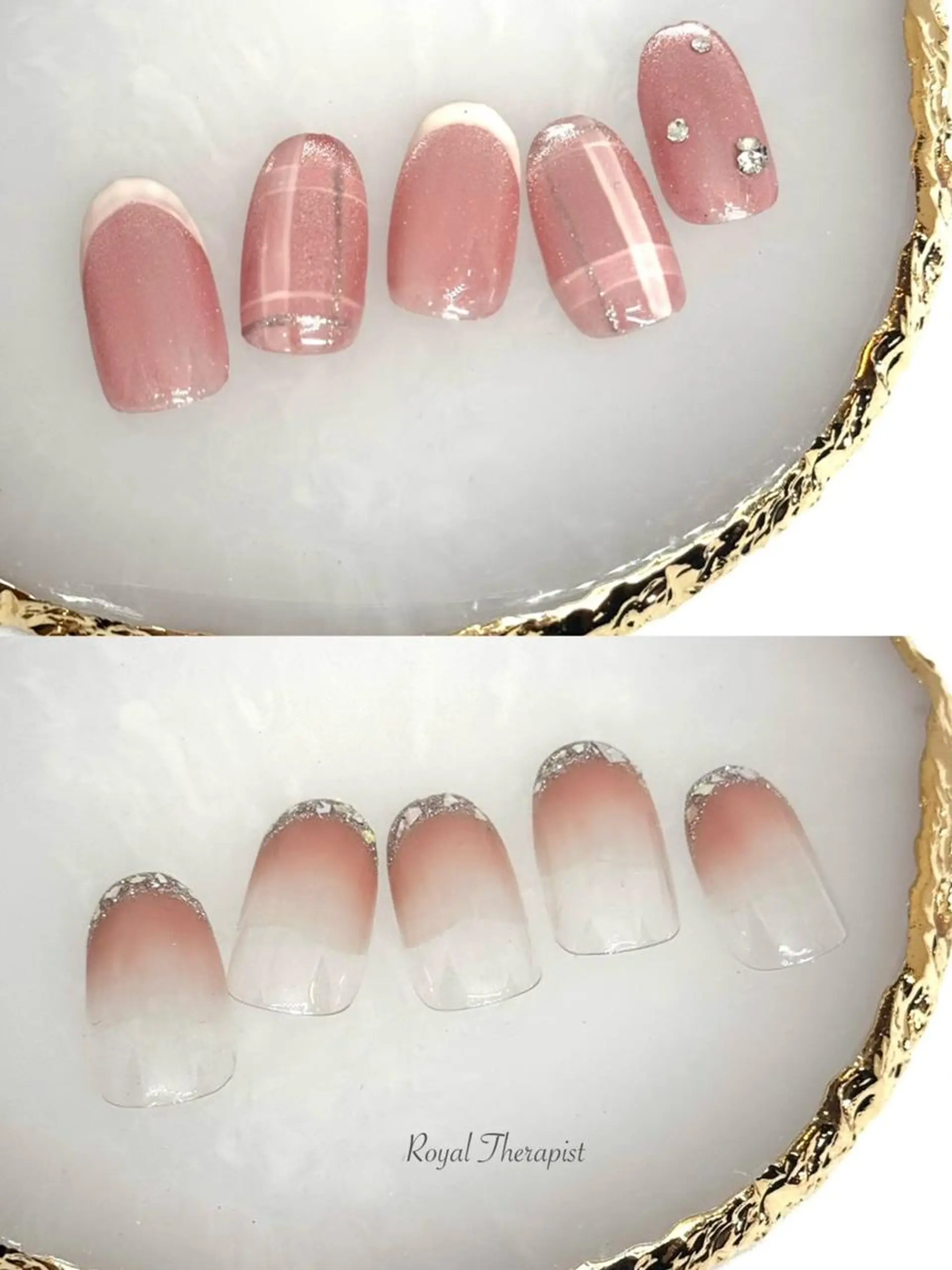 ネイル 長さ出し フラッシュネイル フットネイル フレンチネイル ジェルネイル 【尾下】 ロイヤル•セラピストのネイルデザイン