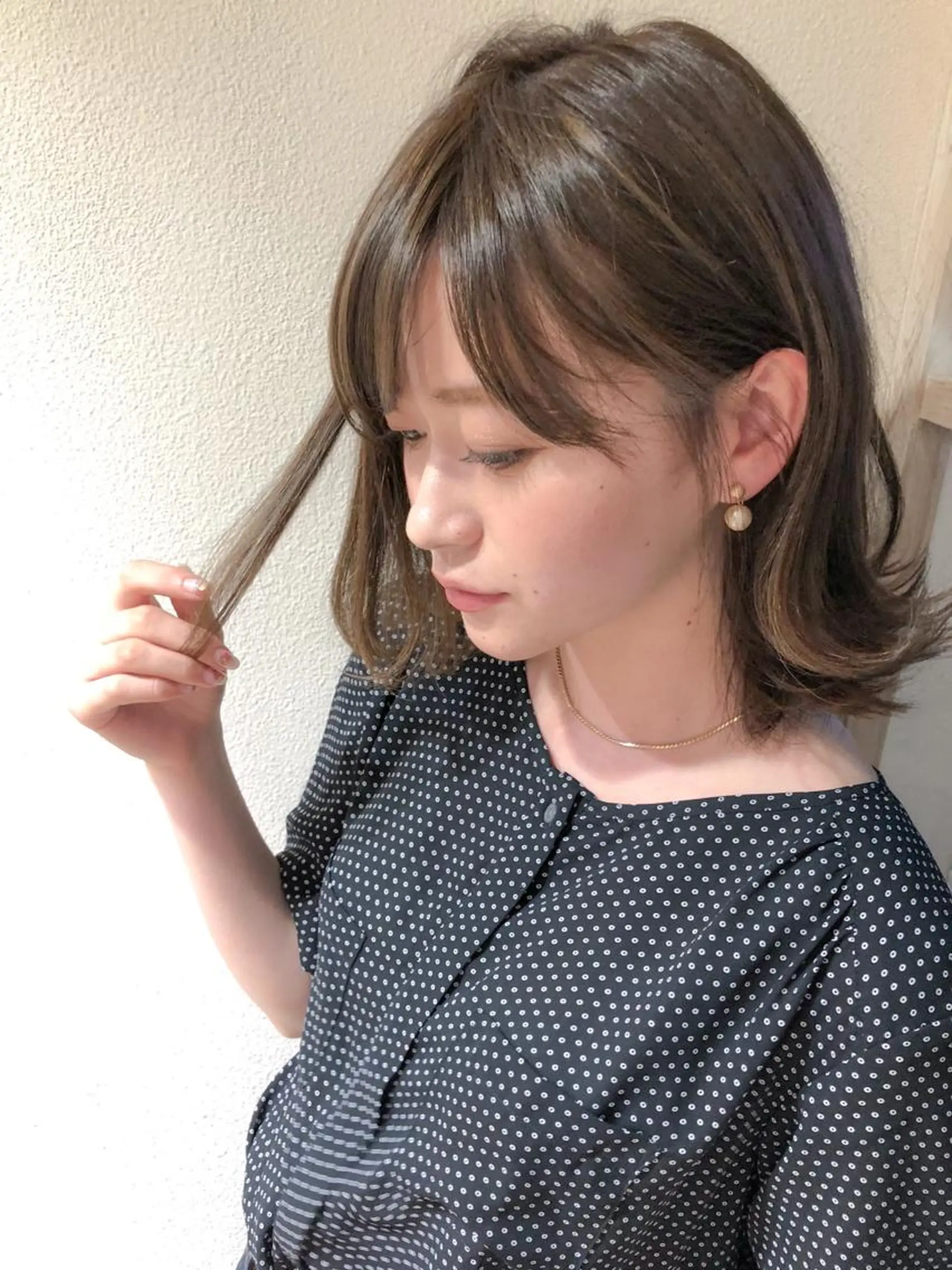 ミディアム カラー ブリーチ ダブルカラー 【1日2名様限定】 AFLOAT白川雄副のヘアスタイル