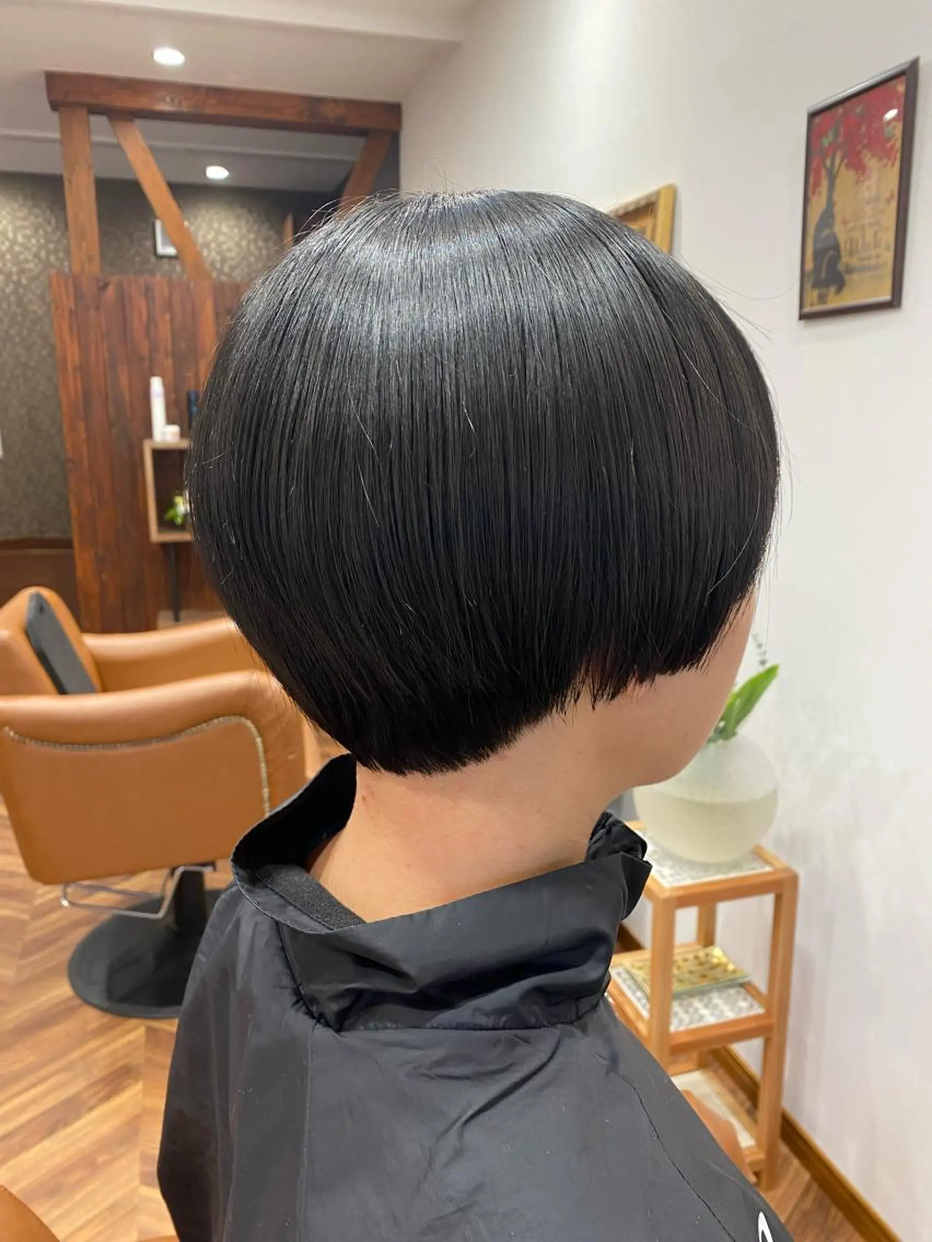 ショート カット 縮毛矯正 トリートメント ヘッドスパ 【似合わせカット 】🦋岩崎 美保🐾のヘアスタイル