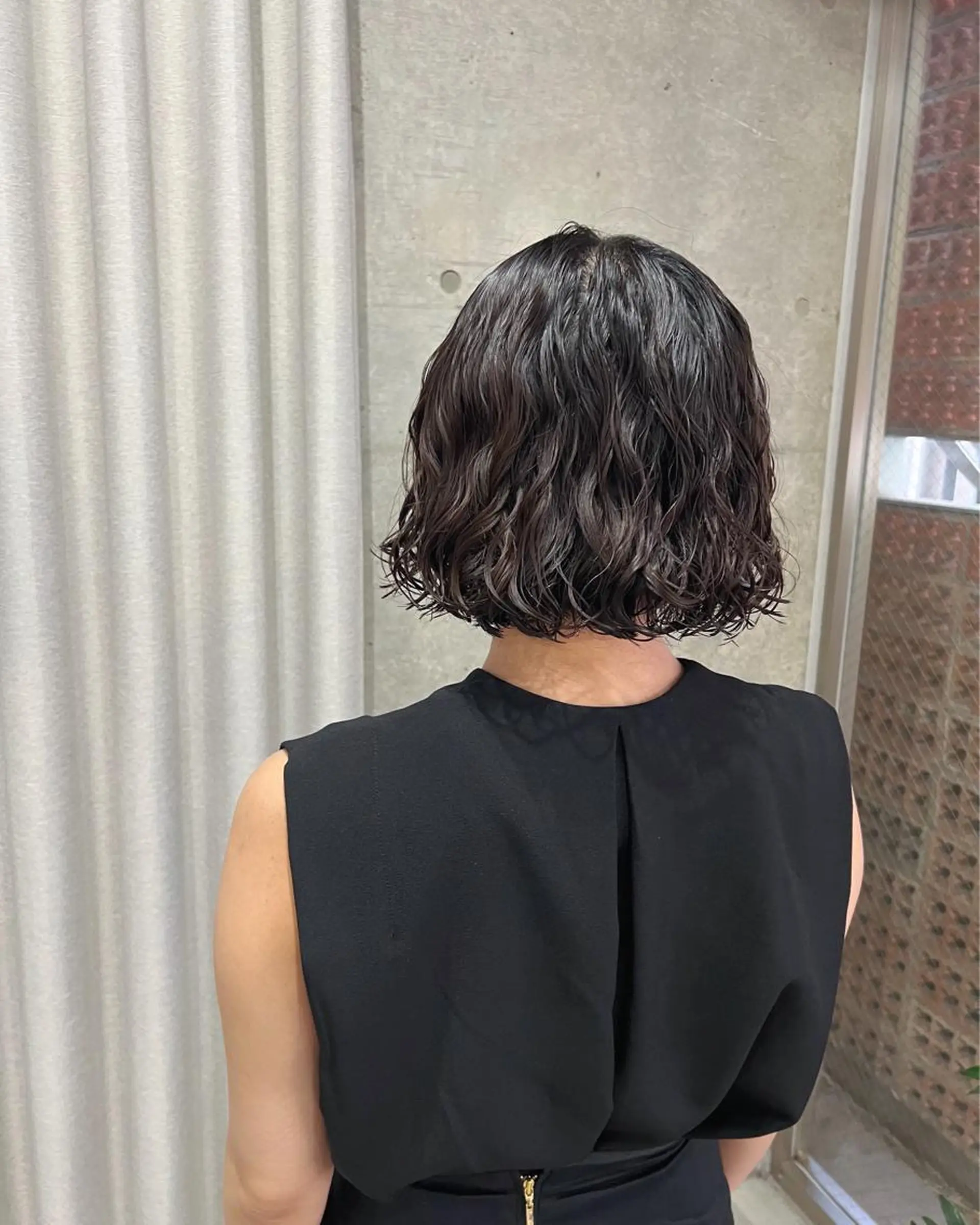 パーマ ボブパーマコテ巻き風 パーマNo1深江秀平のヘアスタイル