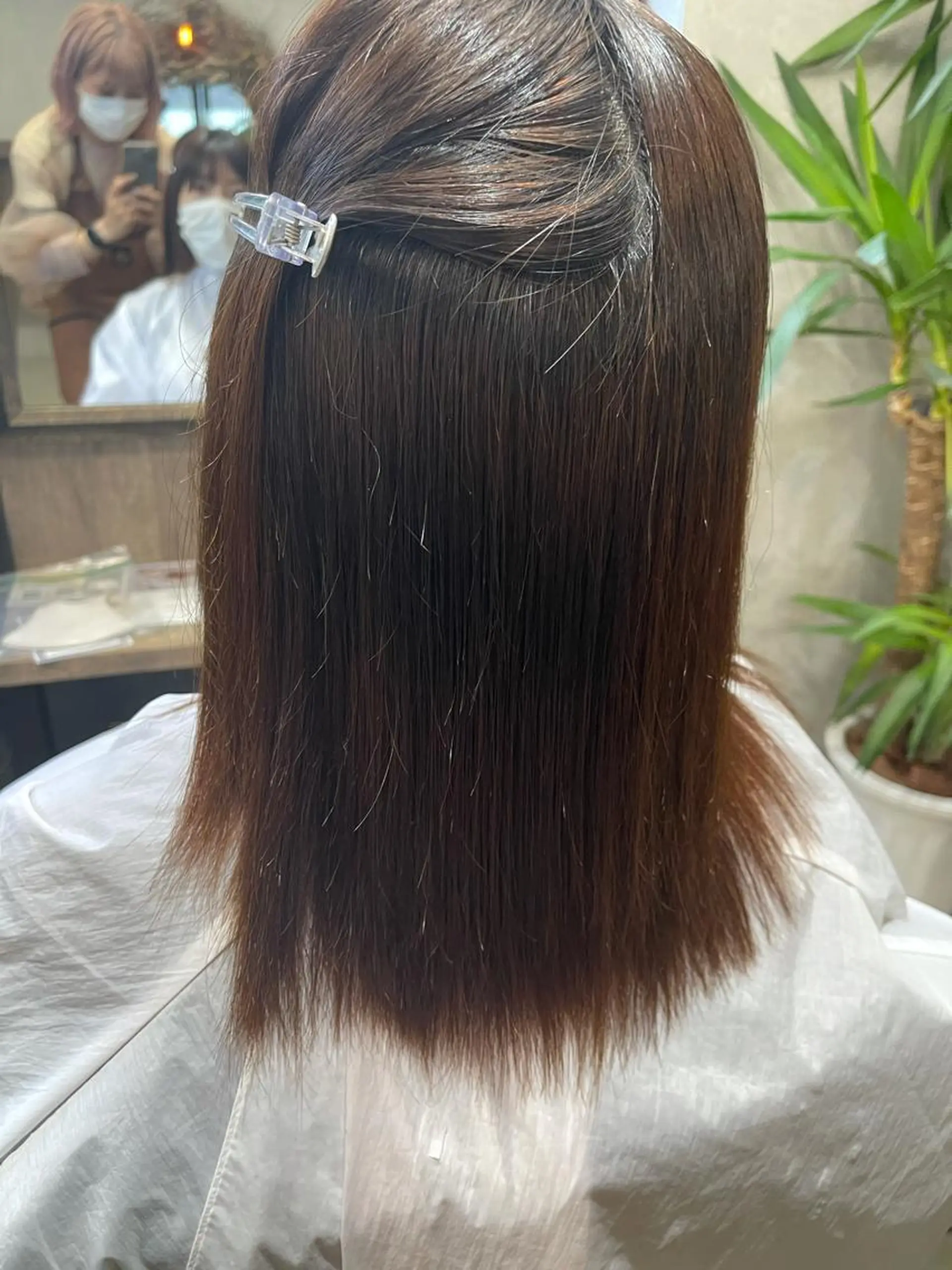 ミディアム パーマ ダブルカラー /まつ毛パーマ🎀のヘアスタイル