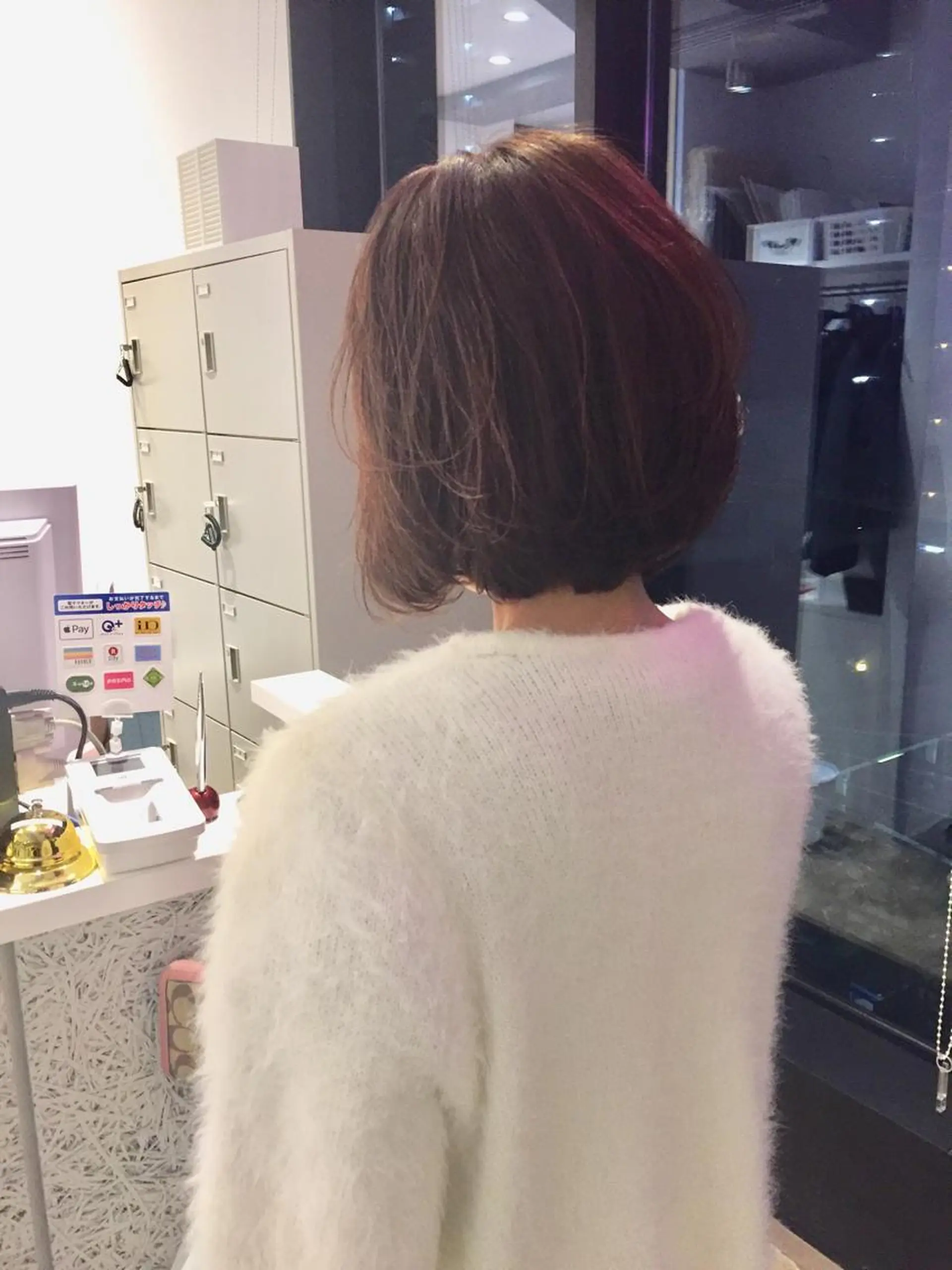 ミディアム 切りっぱなしボブ ボブ 所渉/韓国レイヤー /ウルフカットのヘアスタイル