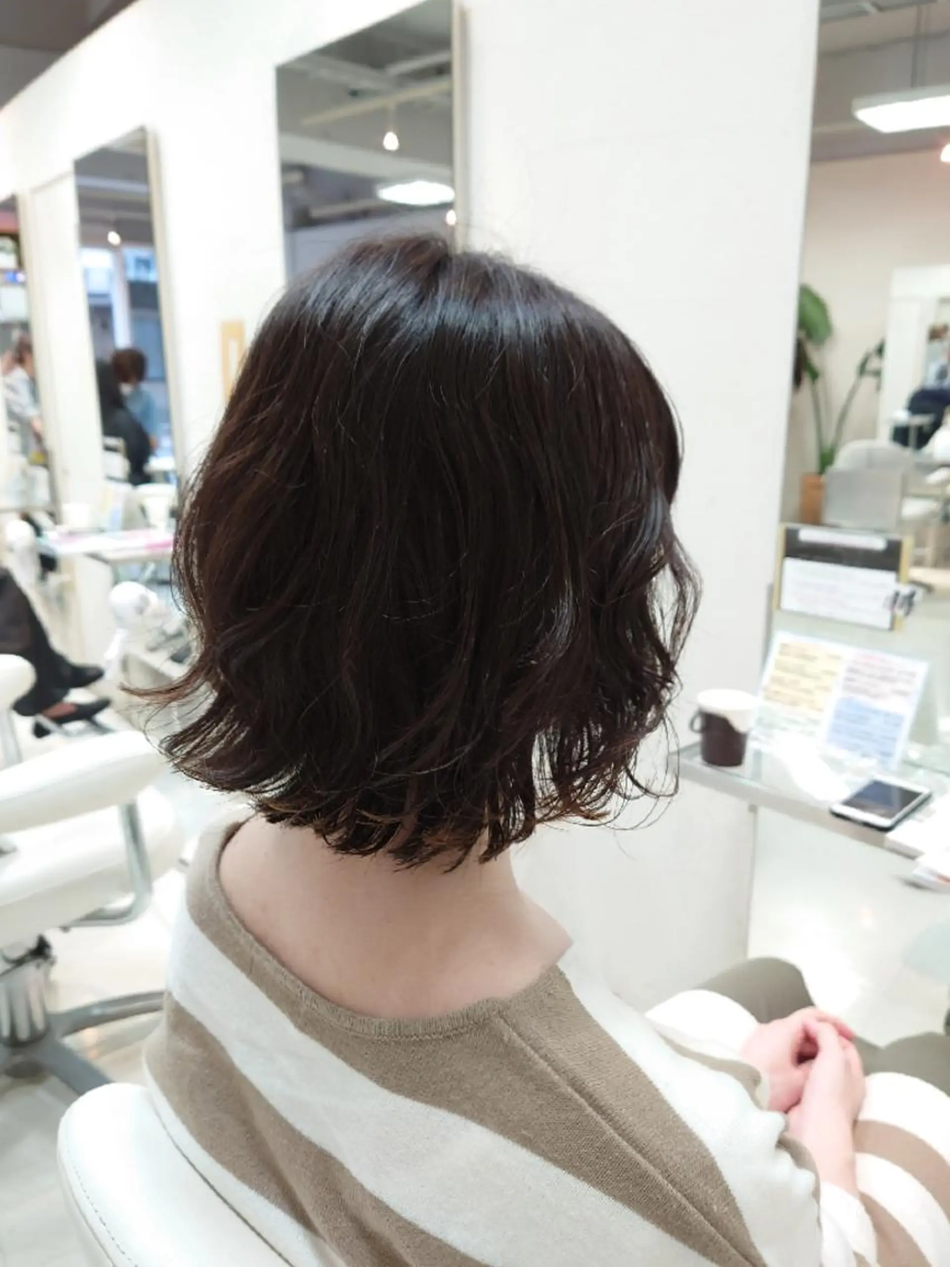 ミディアム カット パーマ nagane sayakaのヘアスタイル